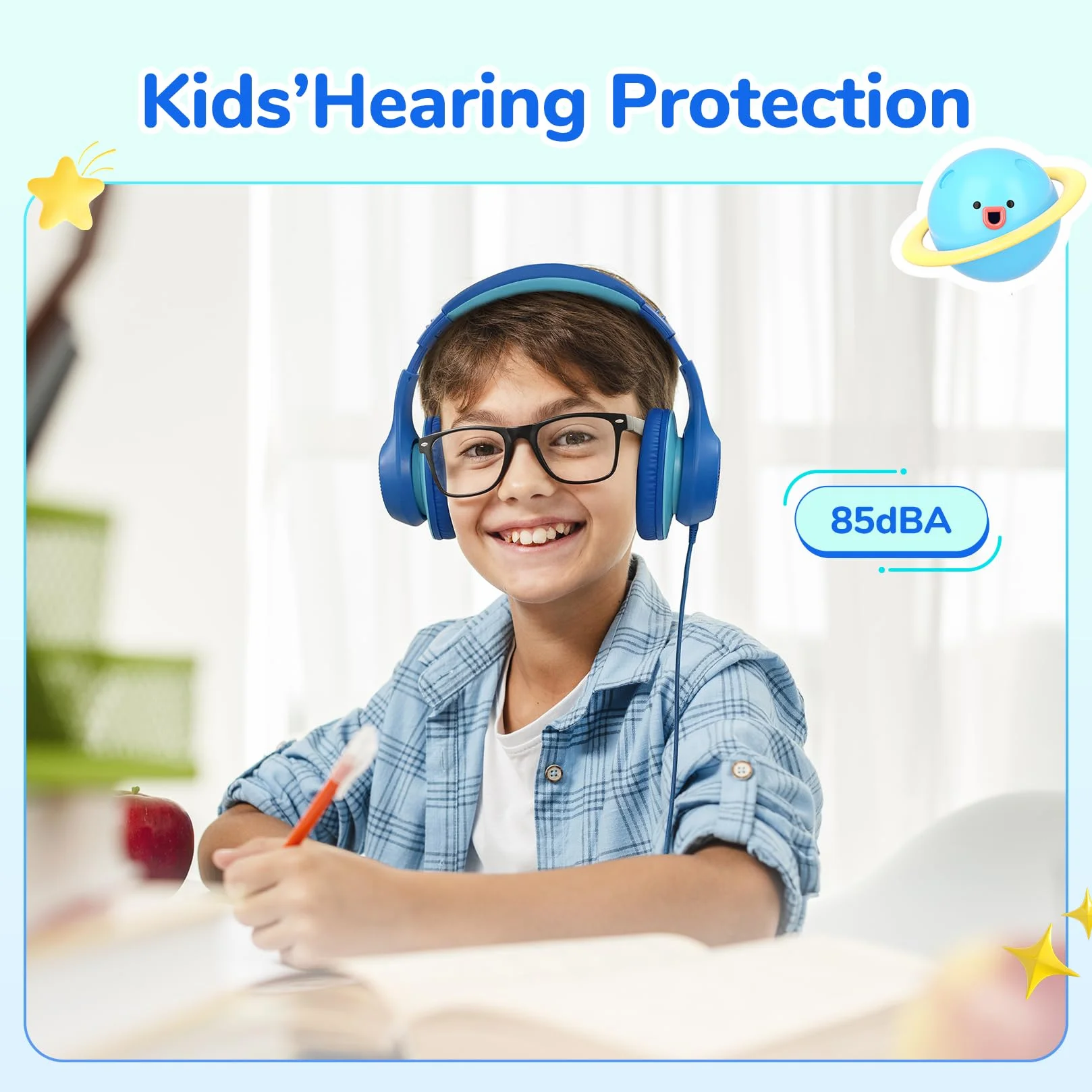 EarFun Kinder Kopfhörer mit USB-C Kabel