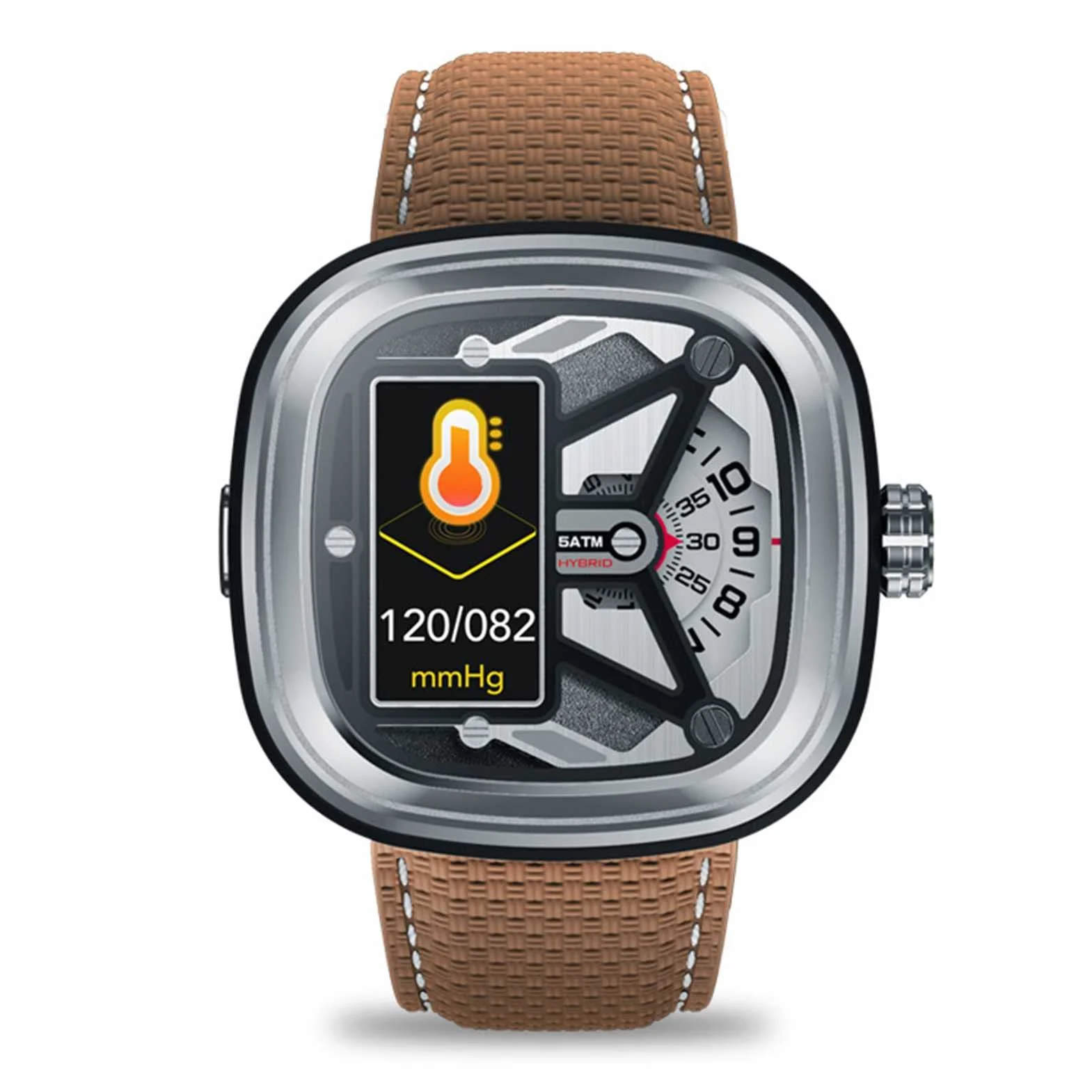 Inteligentny zegarek dla mężczyzn Zegarek na rękę z funkcją śledzenia snu Inteligentny zegar Sport Wodoodporny męski Smartwatch Wiadomość z przypomnieniem Monitorowanie snu Śledzenie aktywności