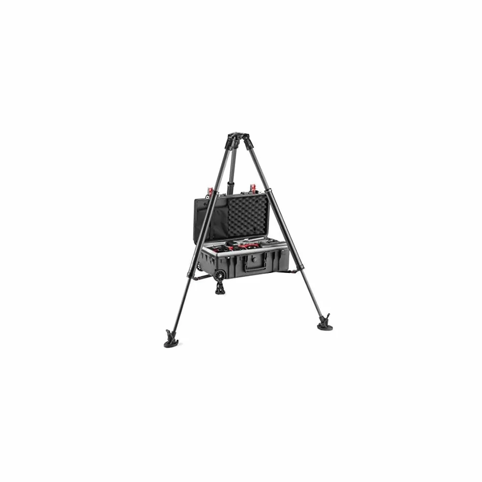 Manfrotto, 2-w-1 statyw do aparatu pająk statywu do serii 645 FTT/635 FST, lekki i wytrzymały dodatek do statywu wideo, konstrukcja zwiększa stabilność statywu