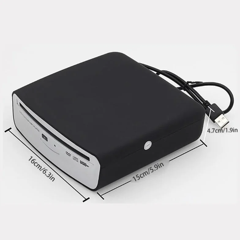 Uniwersalny przenośny zewnętrzny multimedialny odtwarzacz DVD USB. Obsługa pudełek na płyty samochodowe