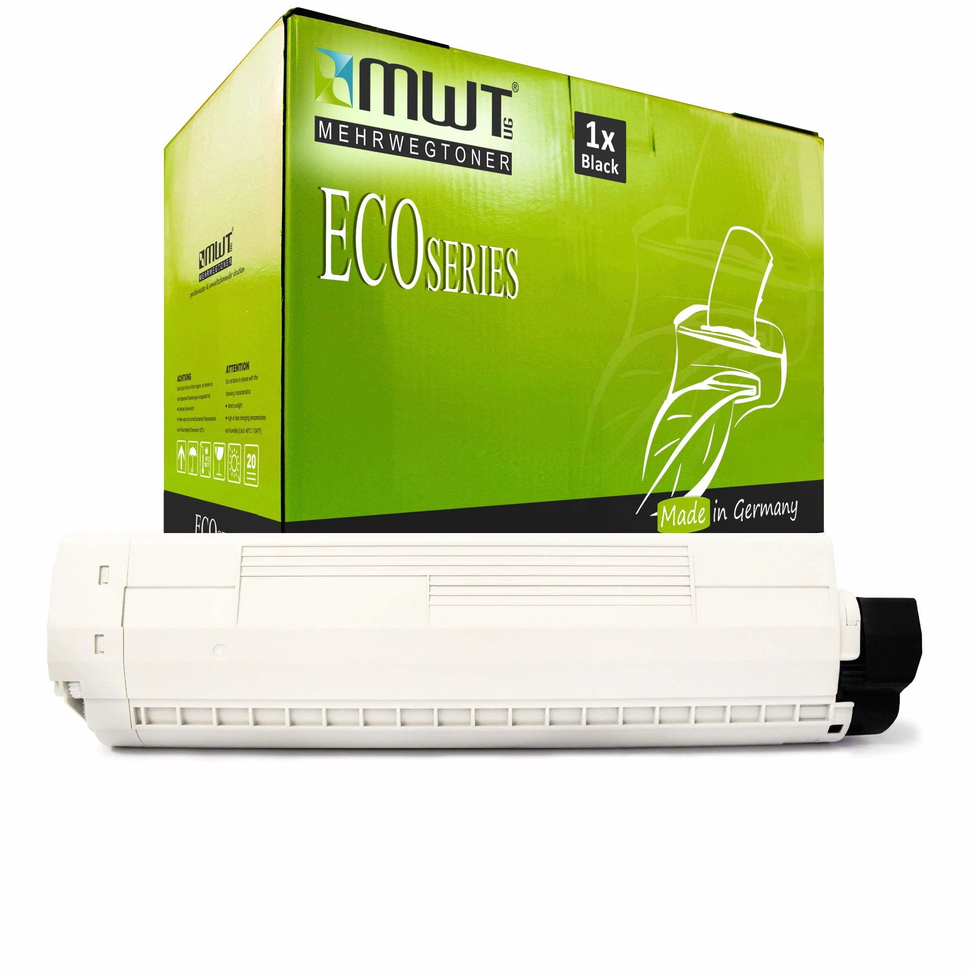 1x MWT toner do OKI MC 853 873 jak 45862840 czarny wkład do drukarki