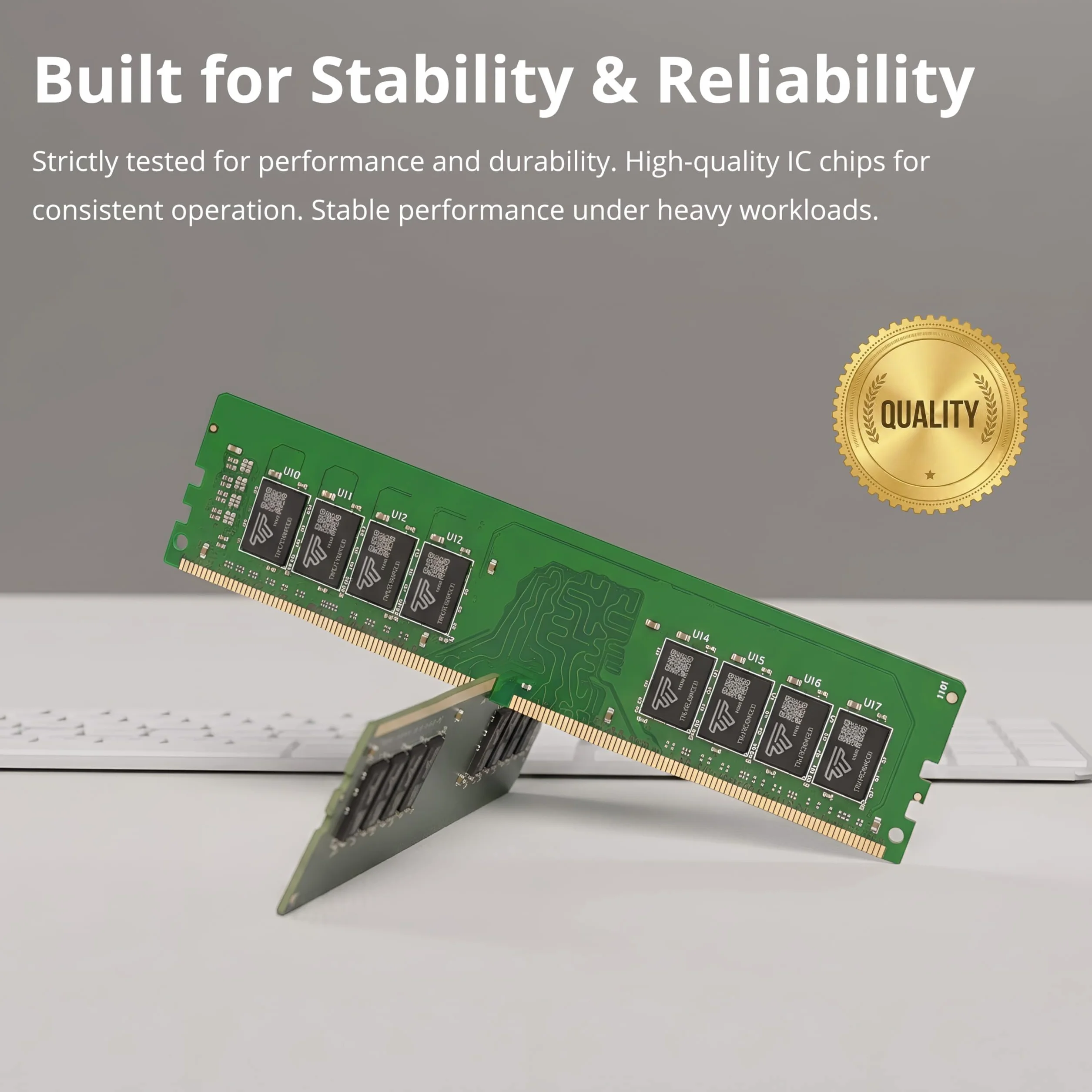 Timetec 16GB (2x8GB) DDR4 2133MHz PC4-17000 Non-ECC, niebuforowany 1.2V CL15 1Rx8 Pojedynczy Rang 288-pinowy UDIMM Komputer stacjonarny Pamięć RAM Moduł aktualizacji (16GB ZESTAW (2x8GB)