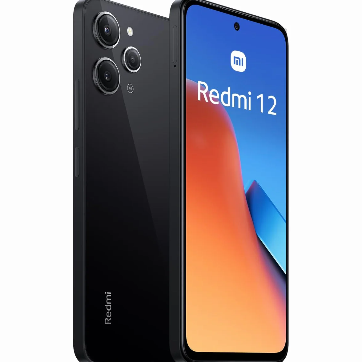 Xiaomi Redmi 12 Telefon, Czarny, 4+128 GB