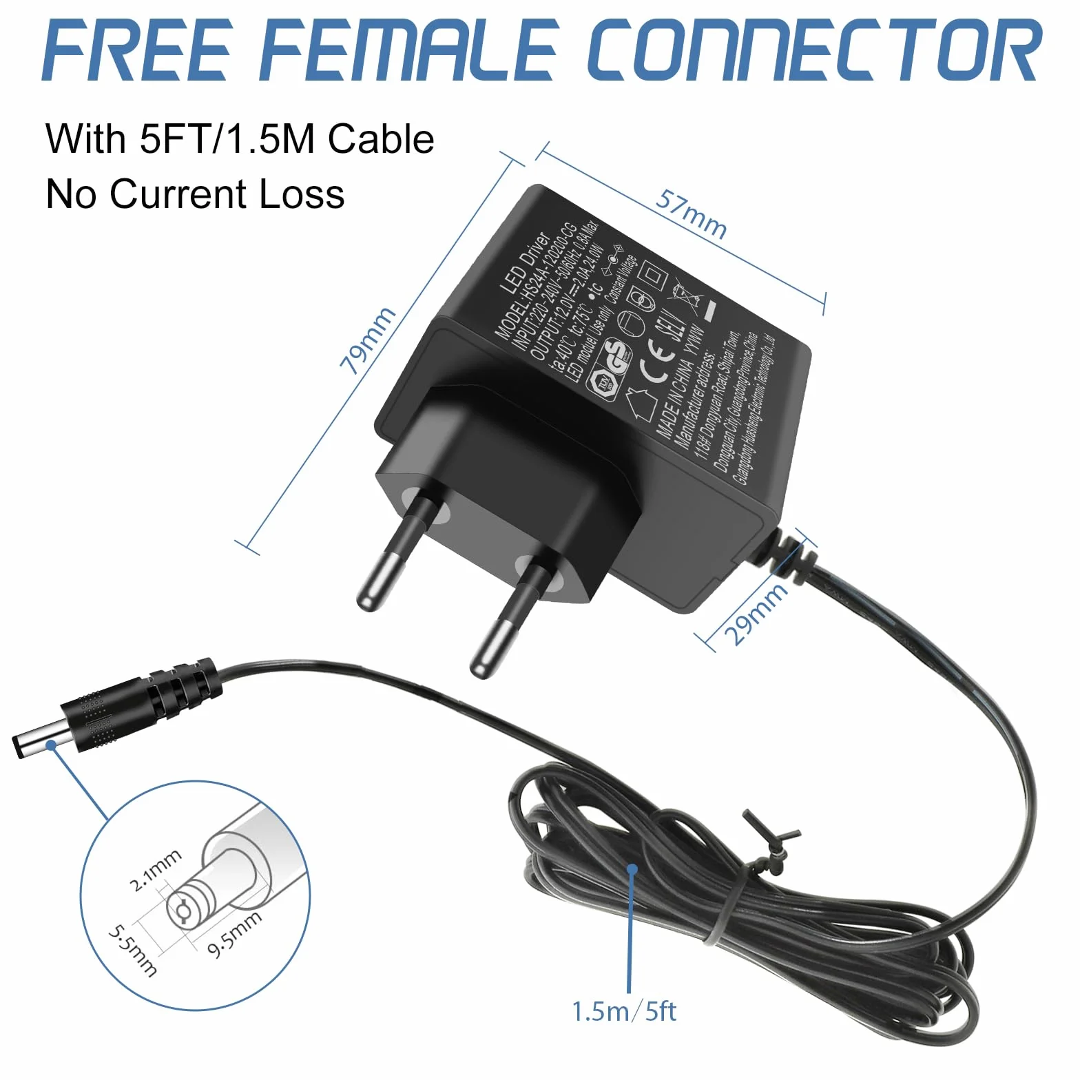Zasilacz sieciowy 12 V, 2 A, transformator AGOTD 24 W AC 220-240 V do DC 12 V, zasilacz 12 V DC, zasilanie do taśm LED, kamera CCTV, radio, obudowa, wentylator, router