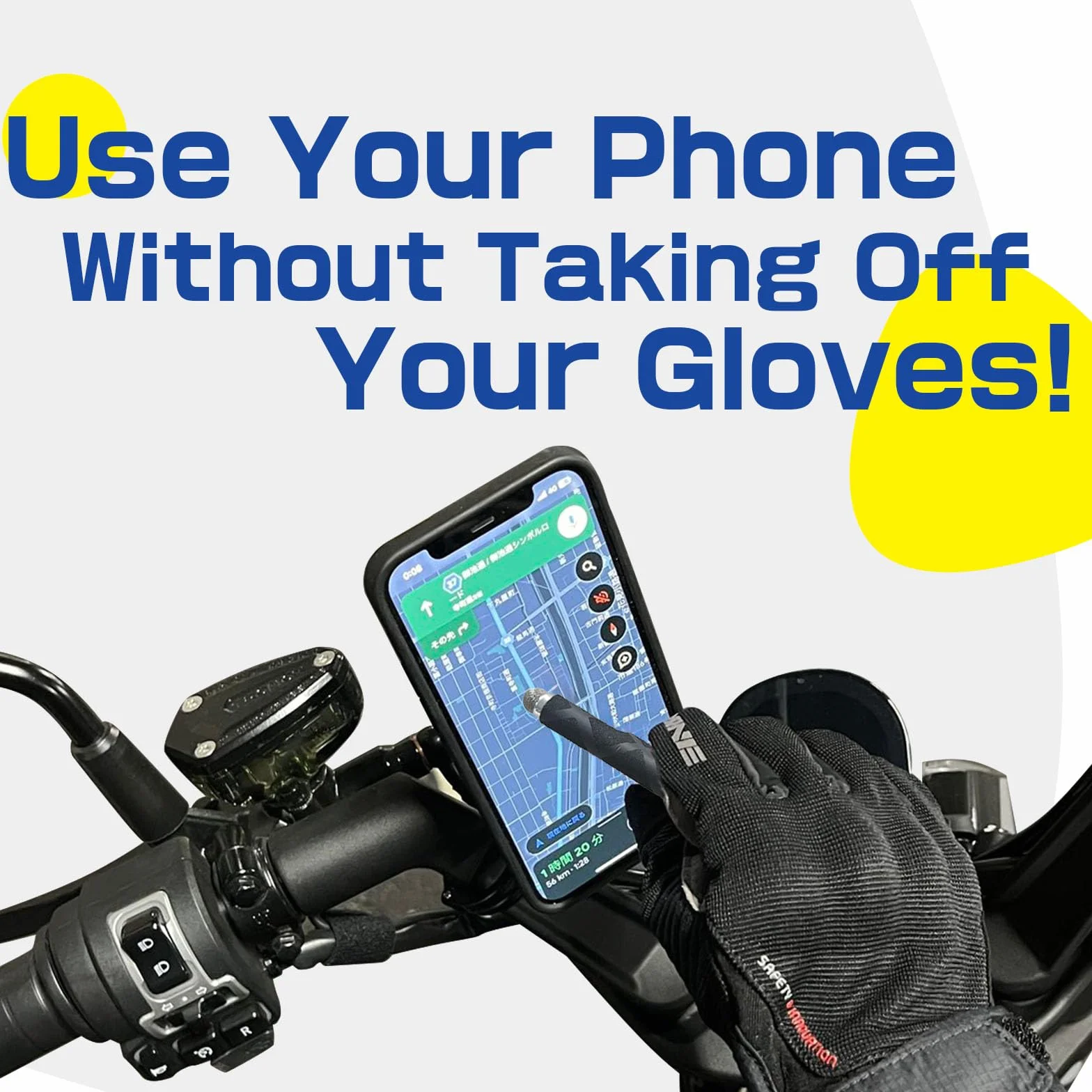 Rysik motocyklowy, rysik magnetyczny, rysik do telefonu, do motocykla, przyjazny dla rękawic, pasek zapobiegający zgubieniu, metalowe płytki, końcówki zamienne, folia ochronna, akcesoria