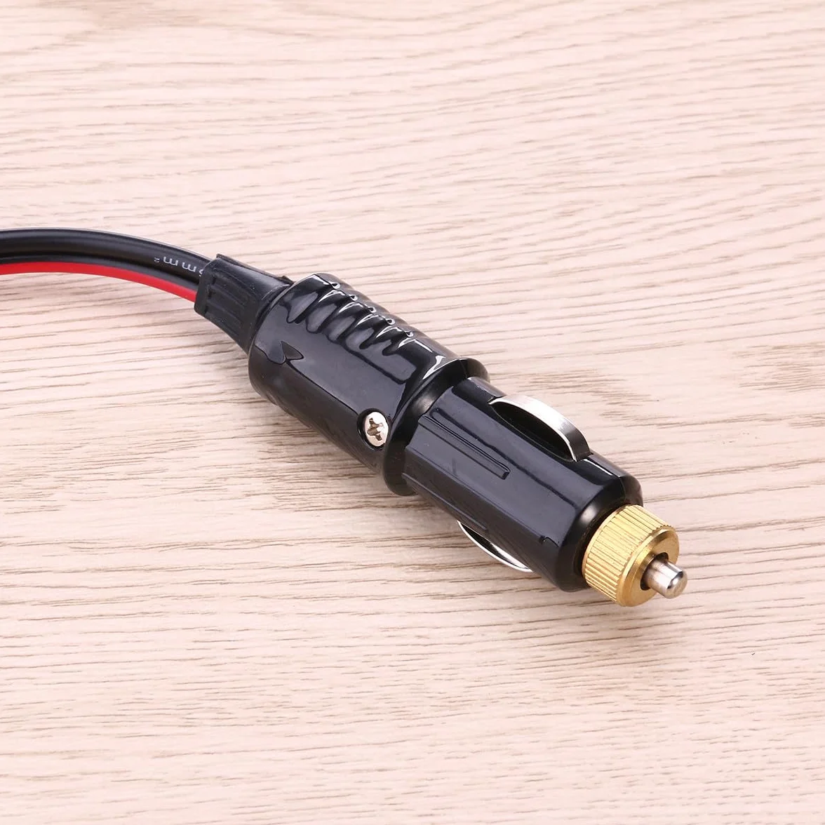 SOLUSTRE Kabel Inwertera Samochodowego z Wtyczką Do Zapalniczki Uniwersalne Zasilanie Miedź Wysoka Przewodność