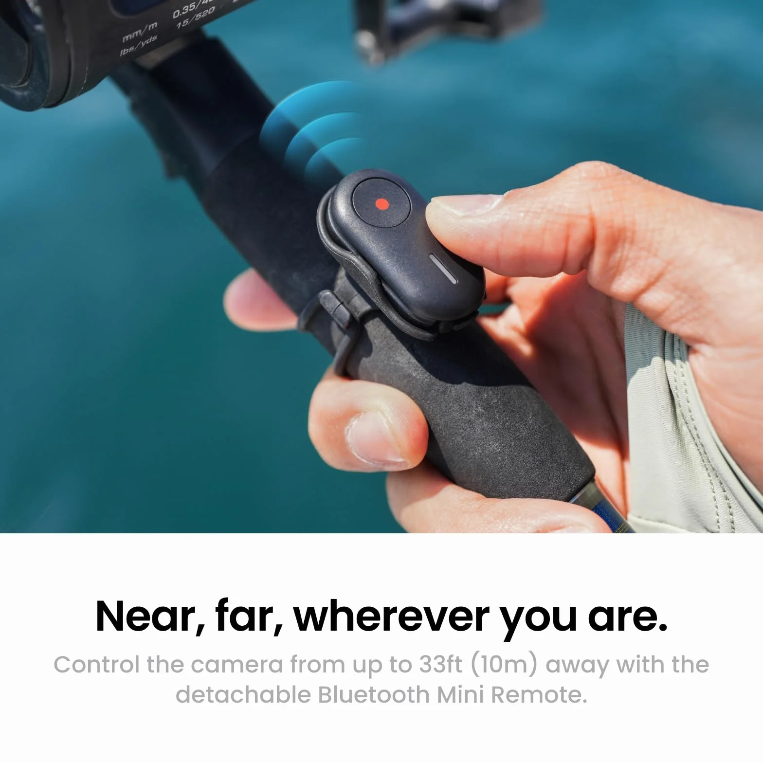 Insta360 FOMO-Power-uchwyt z akumulatorem 6.100 mAh, mini pilot zdalnego sterowania, składany statyw czteronożny, obsługa wstępnego nagrywania dla X5, X4, X3, X4 Air, vlogowanie w podróży, przygody na