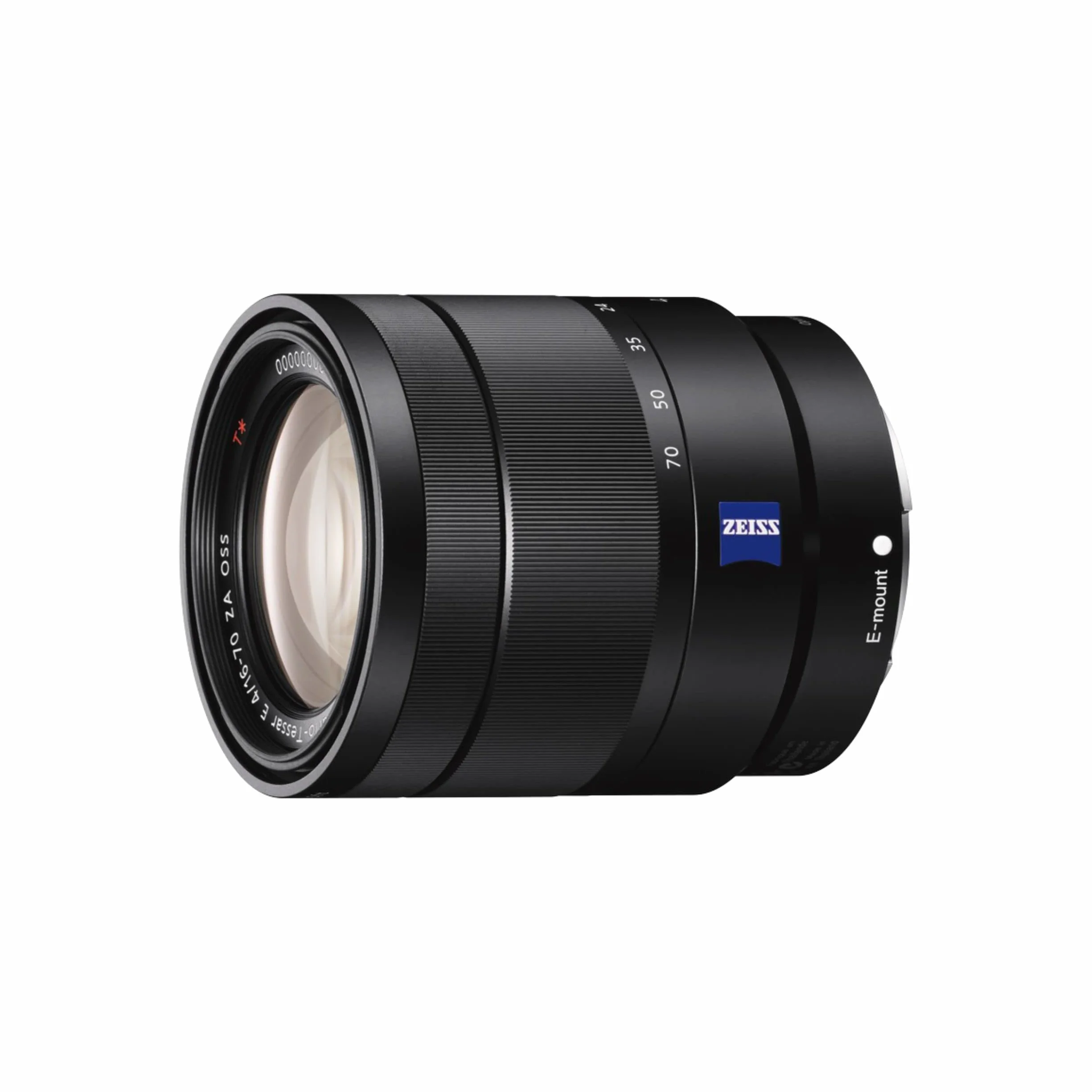 Sony E 16-70 F4 ZA OSS, obiektywy standardowy typu zoom z mocowaniem typu E, dedykowany do matryc APSC, stabilizacja optyczna, czarny, (SEL1670Z)
