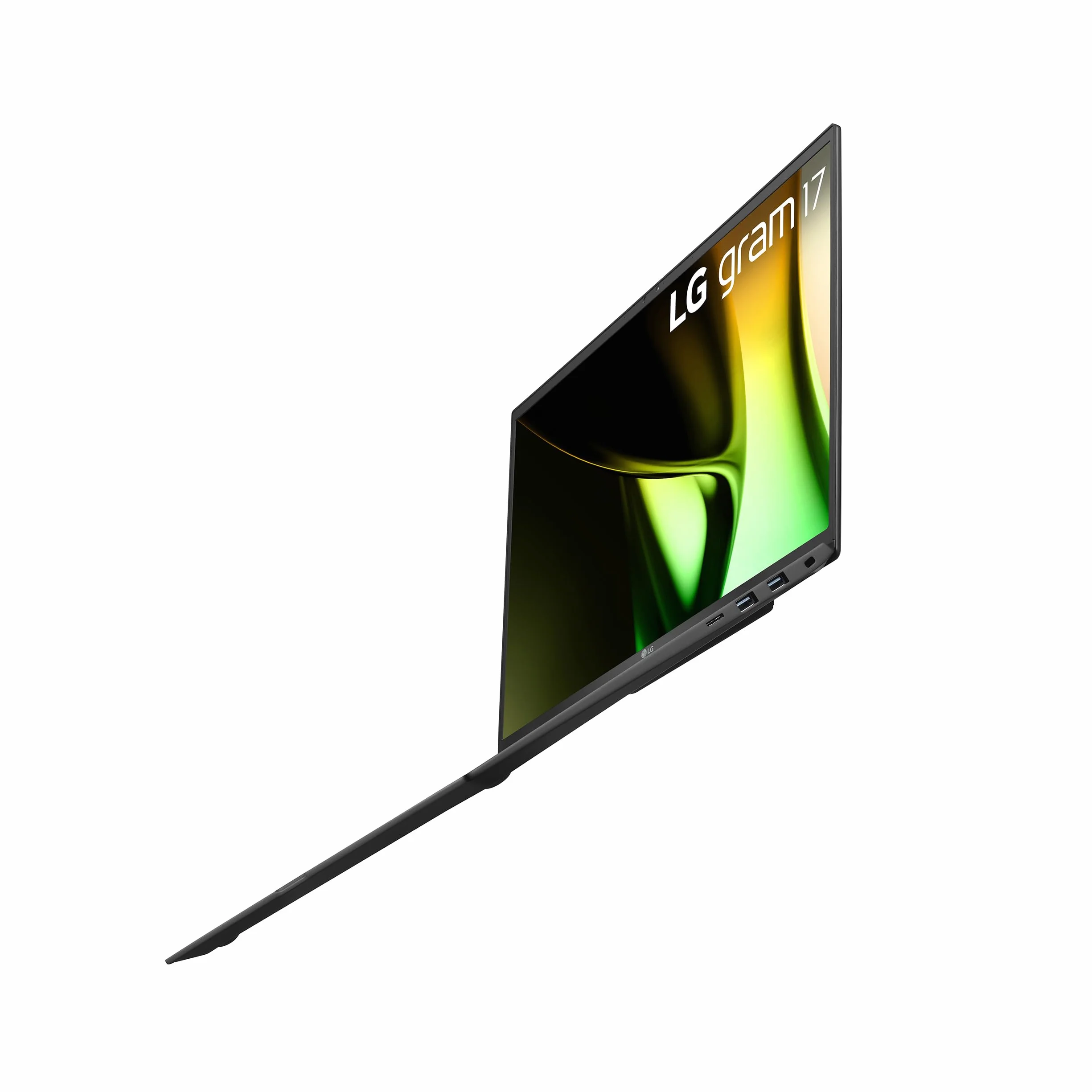 LG 2024 g notebook o przekątnej ekranu 17" – 1350 g Intel Core Ultra7 laptop (16 GB RAM, 1 TB Dual SSD, czas pracy baterii 21,5 h, wyświetlacz IPS Anti-Glare, Win 11 Home), czarny