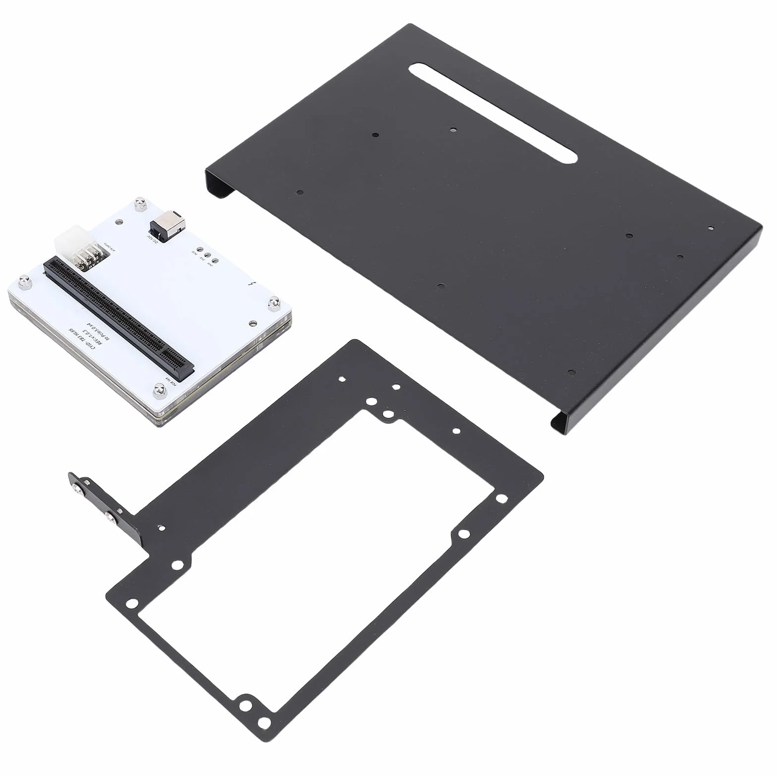 Socobeta Zewnętrzna Stacja Dokująca GPU Szybka Stacja Dokująca Karty Graficznej PCIe 16X dla 3 4 USB4 Laptopy Komputery Stacjonarne Konsole do Gier Metalowy Kabel do Transmisji Danych 1 M