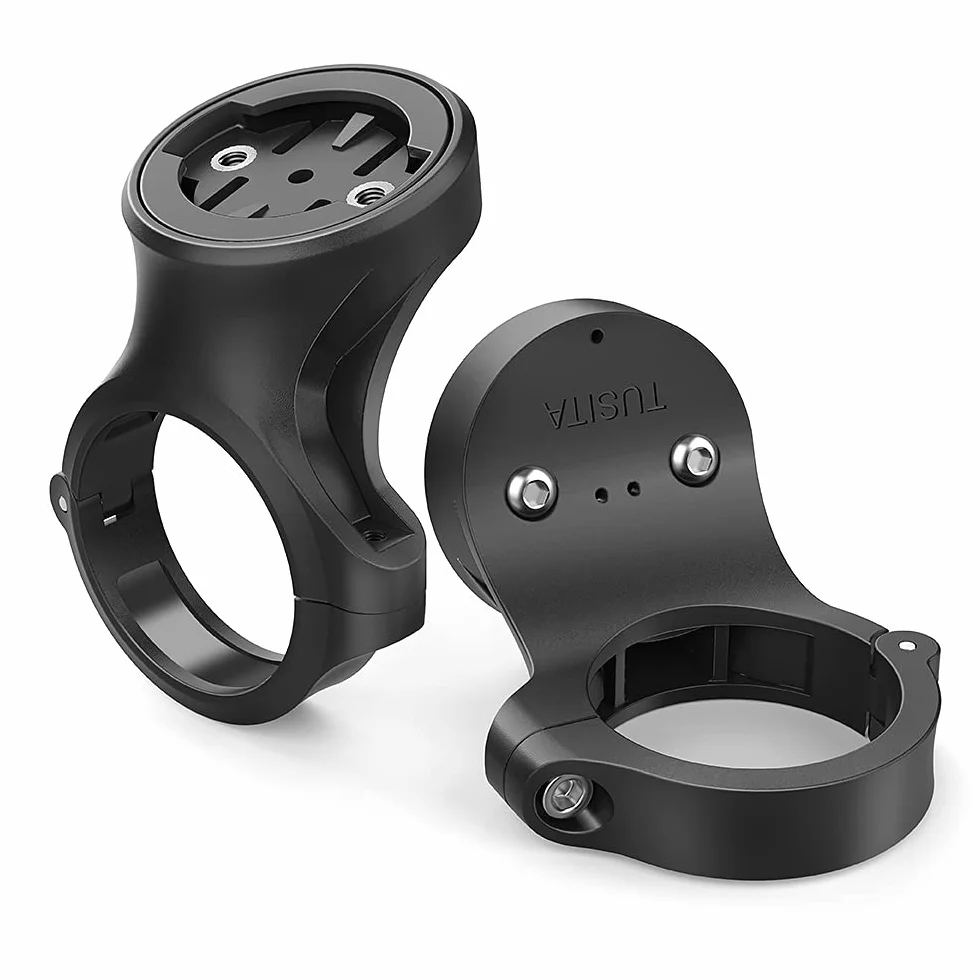 TUSITA Quarter Turn Sztycy Uchwyt Kompatybilny z Garmin Varia Radar RTL510 RTL515 RVR315, RearVue 820 - Kierownice Rowerowe 27.2mm 30.9mm 31.6mm