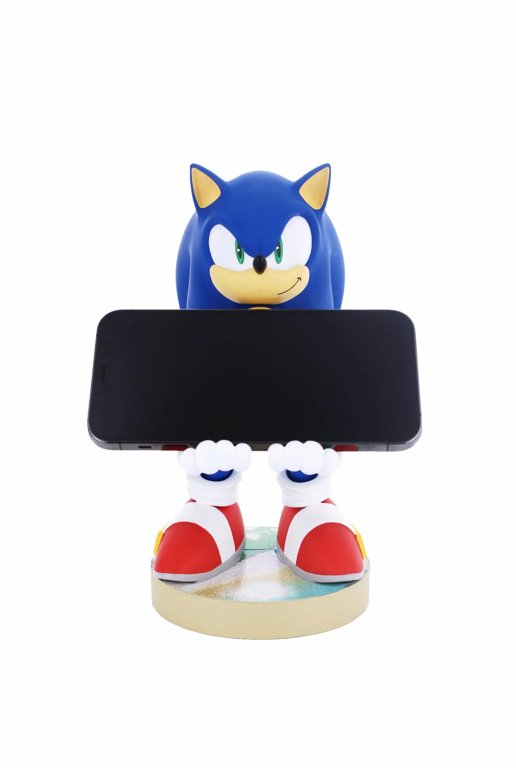 Cable Guys - Modern Sonic the Hedgehog Gaming Accessories Holder & Phone Holder for Controller (Xbox, Play Station, Nintendo Switch) & Phone (Iphone, Samsung Galaxy, Google Pixel)