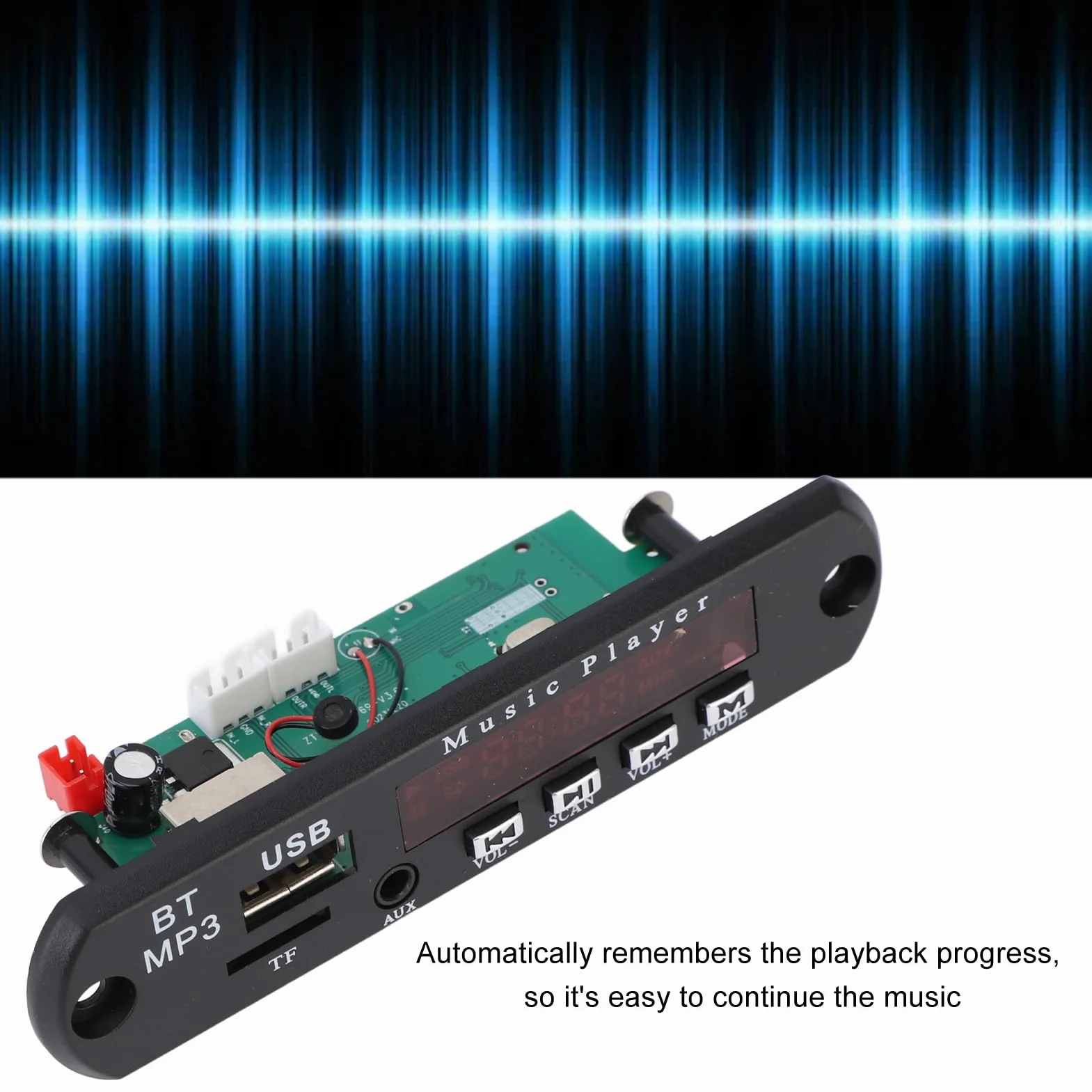 Płytka Dekorująca APE FLAC WAV MP3, Płytka Dekodera Bezprzewodowego Odtwarzacza Muzycznego Bluetooth, moduł Płytki Dekodera Bluetooth MP3, Format Bezstratny, Obsługa Odtwarzania
