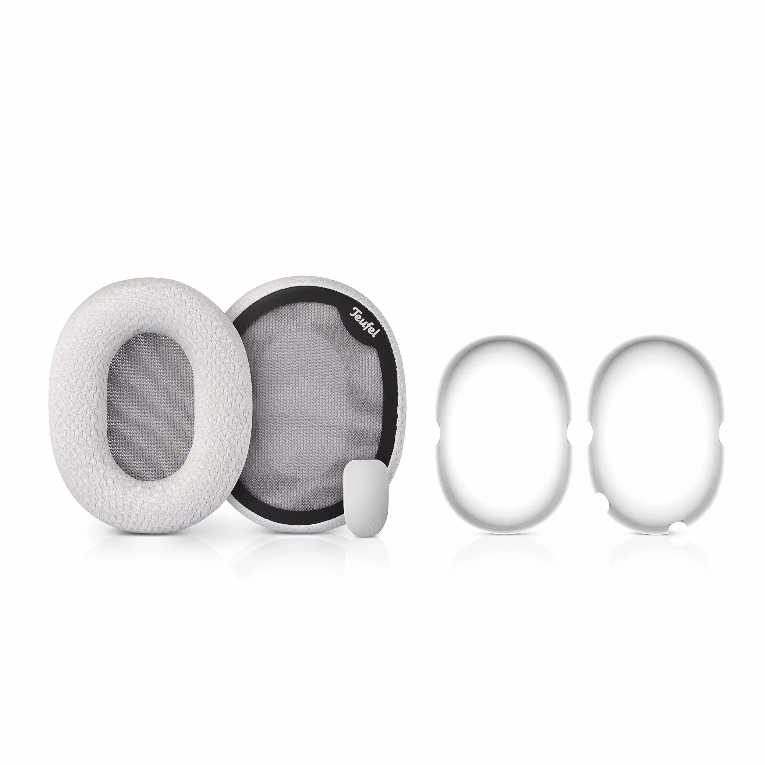 Teufel ZOLA słuchawki gamingowe z kartą dźwiękową USB 7.1, DTS Headphone:X® 2.0 Surround Sound, regulowane ramię mikrofonu z mikrofonem kondensatorowym HD, PC, wygodne dopasowanie – czarno-jasnoszare