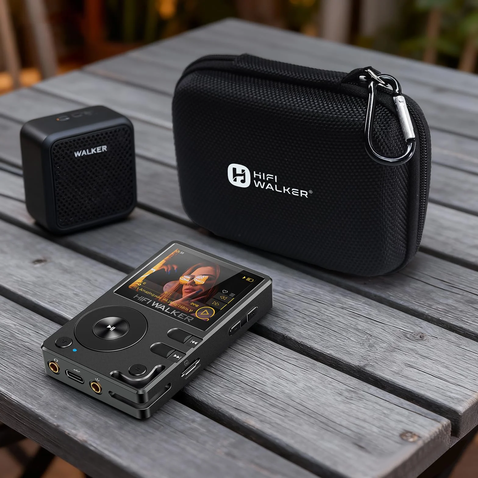 Etui ochronne do odtwarzacza MP3, kompatybilne z HIFI WALKER H2, H2 Touch i G7, przenośne twarde etui EVA na słuchawki, kabel USB i karty pamięci, tylko kieszeń