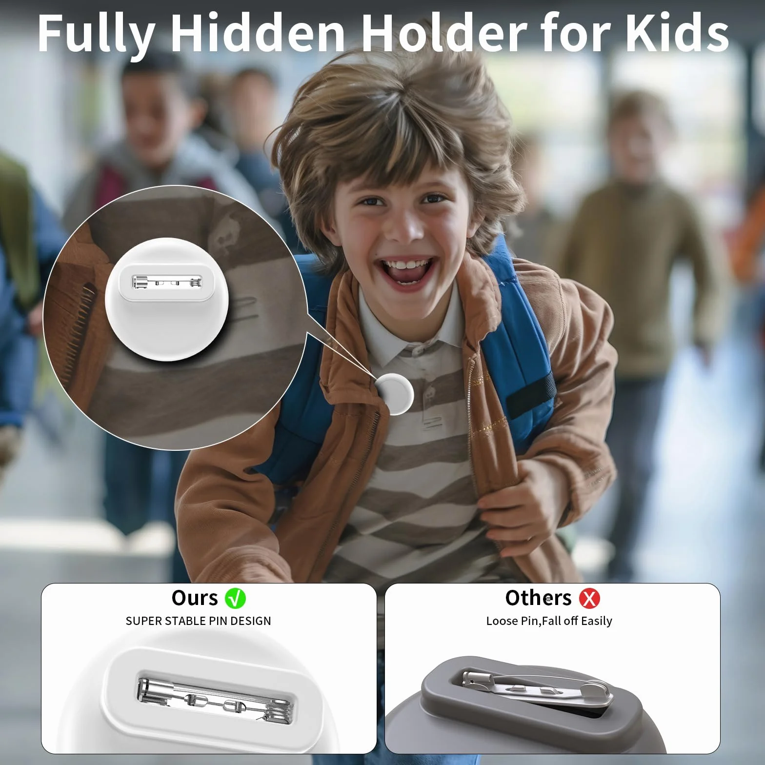 SPGUARD Zestaw 4 wodoodpornych silikonowych etui ochronnych z agrafkami dla Apple dla dzieci