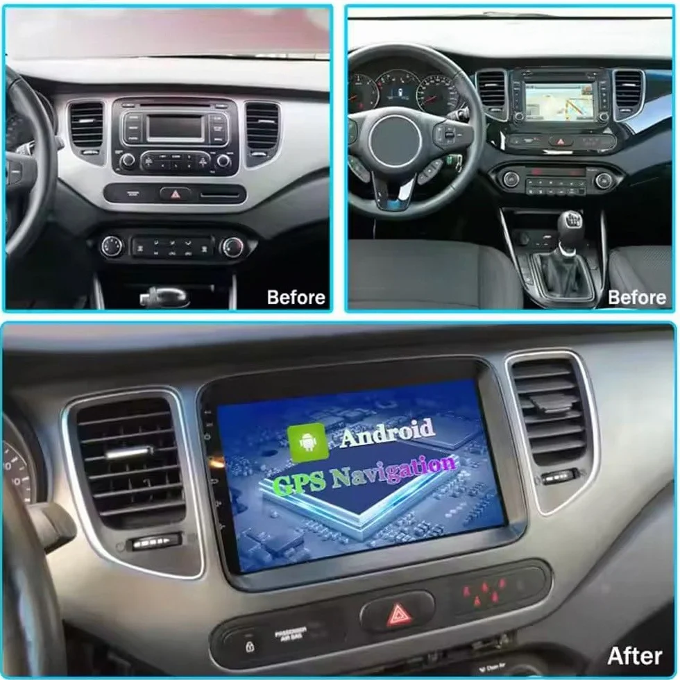 Odtwarzacz Multimedialny 2-Din dla Honda Jazz 2002-2007 Bezprzewodowe Carplay I Android Auto, Pojemnościowy Ekran Dotykowy, Nawigacja Gps Radio Fm Z, 4 Rdzeń 2G+32G
