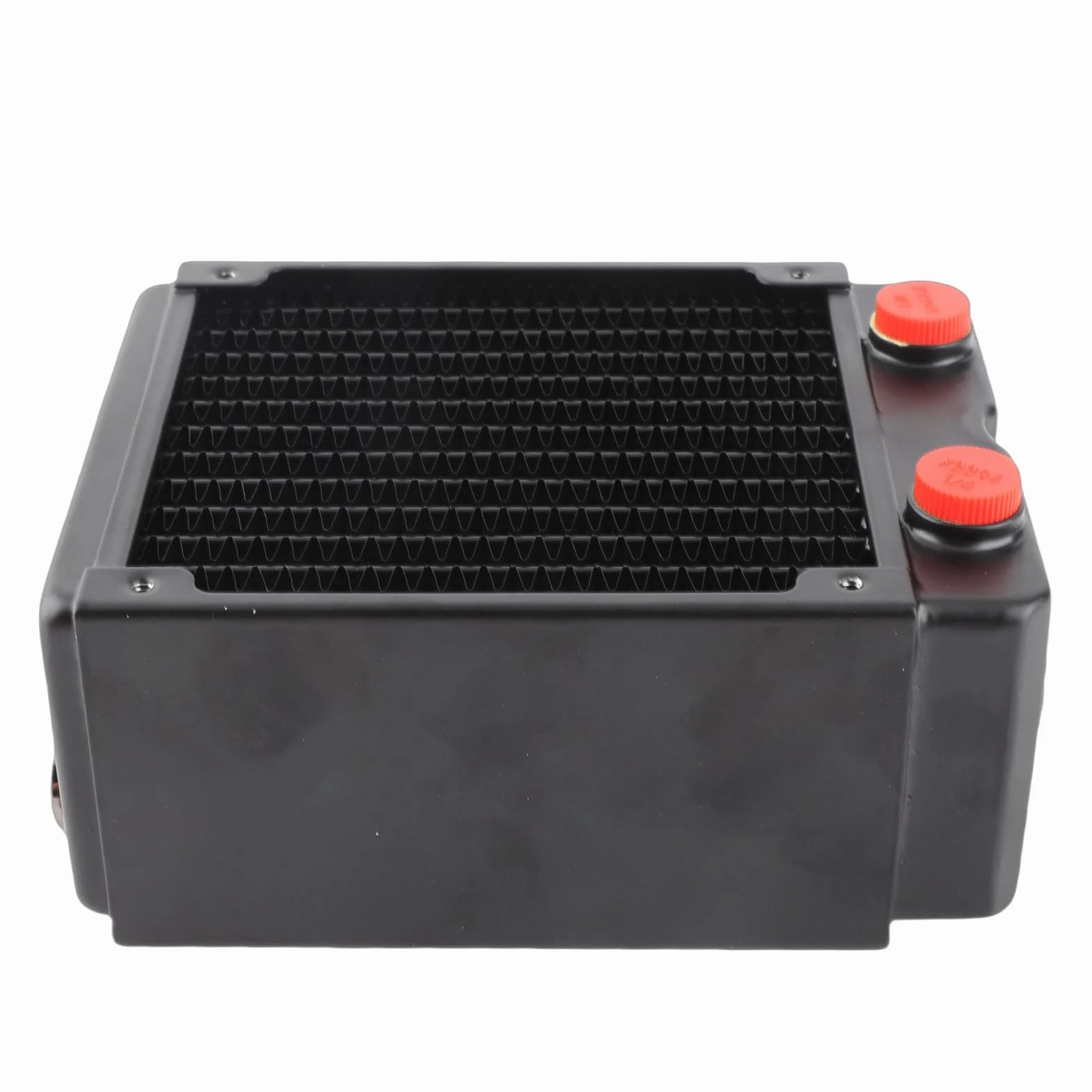 Acouto Chłodzenie Komputerowe Miedziany, 3-warstwowy, 12-rurowy Radiator do Chłodzenia Komputera PC 120 Mm G1/4 Przyspieszenie Wody Fas Chłodnica Komputera PC Radiator Chłodzenia Chłodnica Procesora