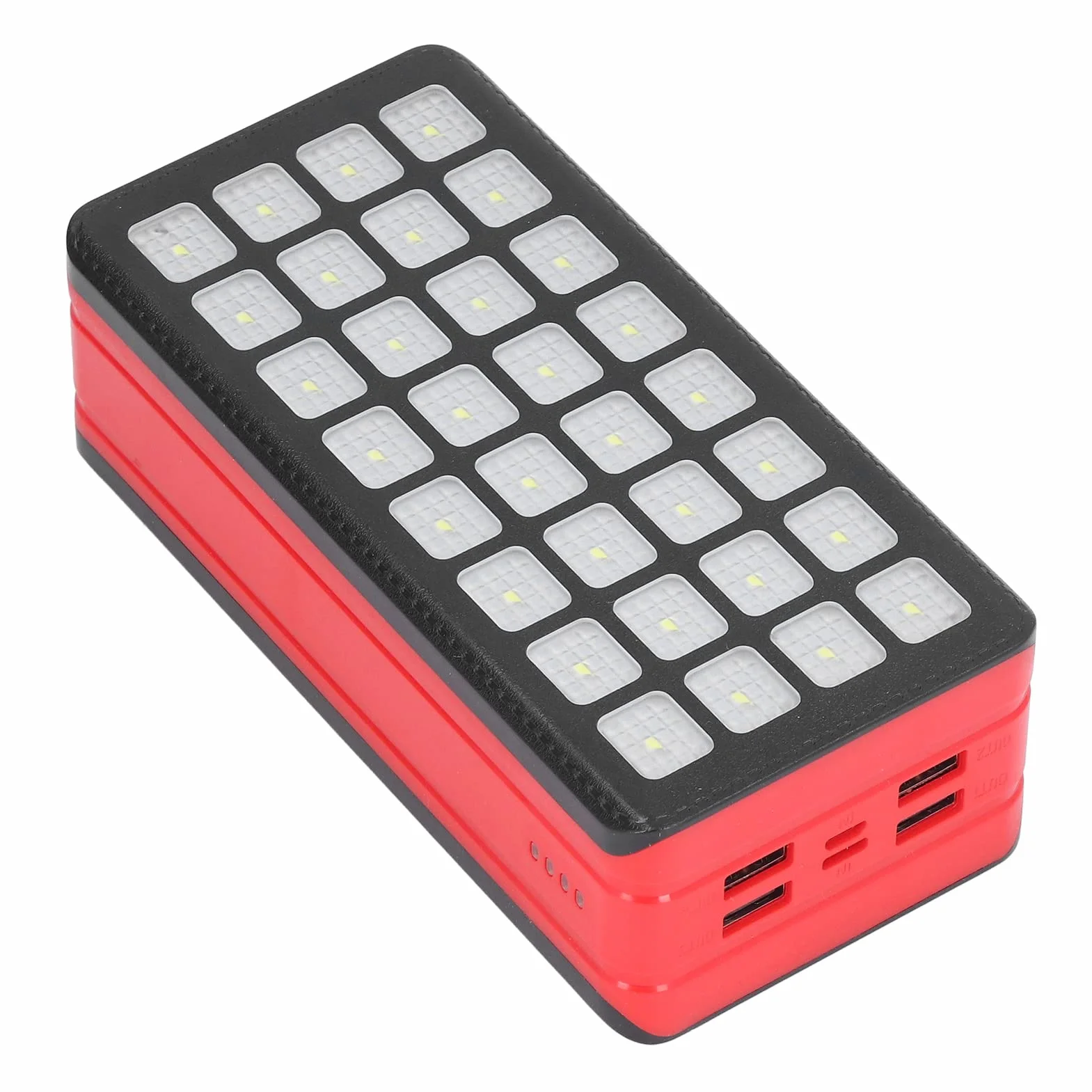 Powerbank o Dużej Pojemności 50000 MAH z 4 Portami USB, 32 Diodami LED na Kemping, Piknik, Zajęcia na świeżym Powietrzu