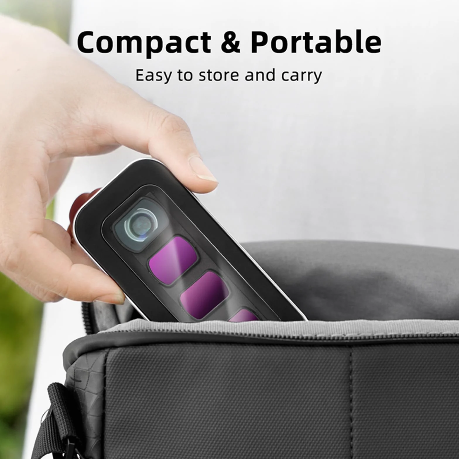 DJI Osmo Pocket 3 magnetyczne etui do przechowywania filtra, wodoodporne, pyłoszczelne, odporne na wstrząsy
