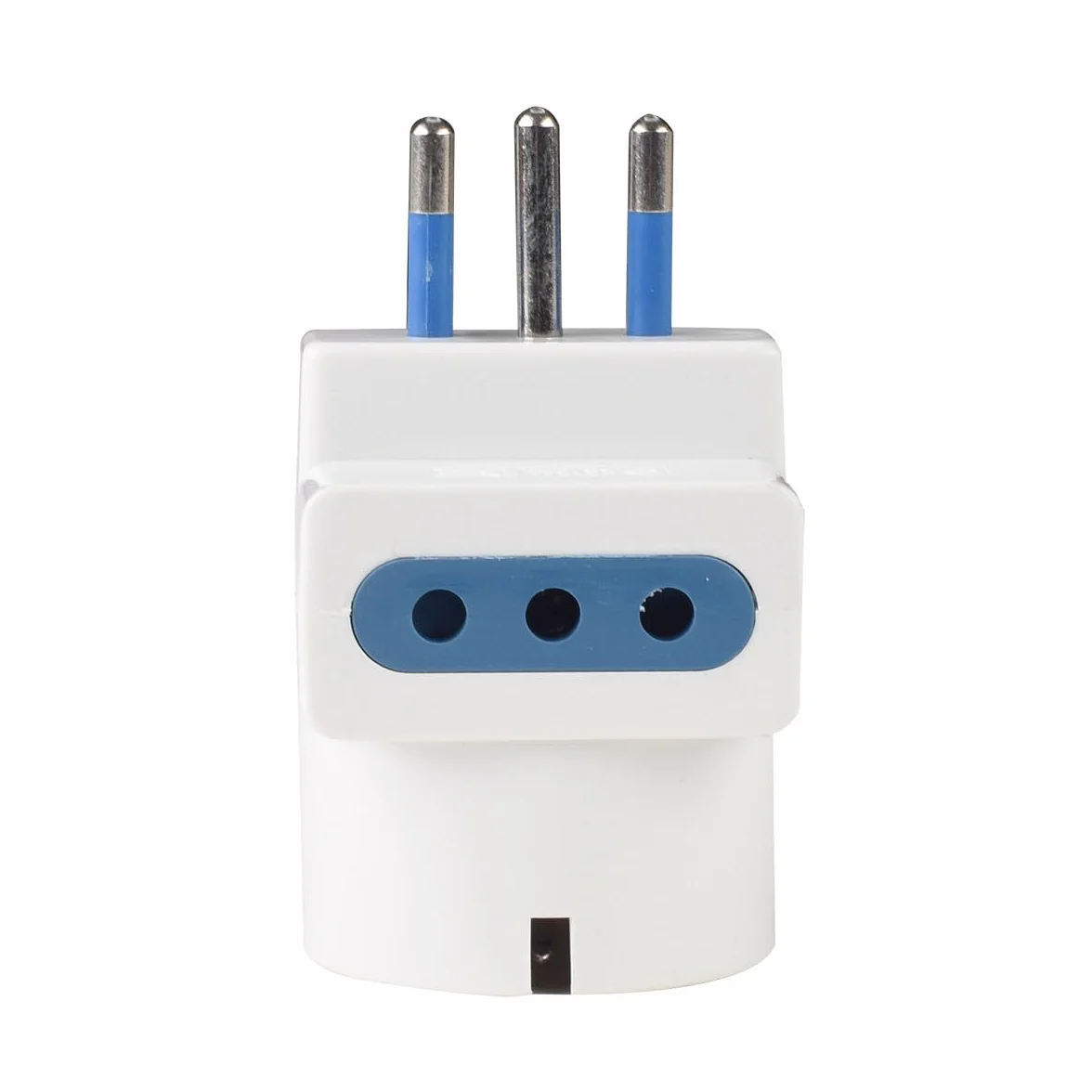 Adapter wielokrotnego gniazda podróży mała wtyczka 10A z 2 gniazdami 10A 2P+T i 1 gniazdo uniwersalne 10A/16A (25pcs, biały)