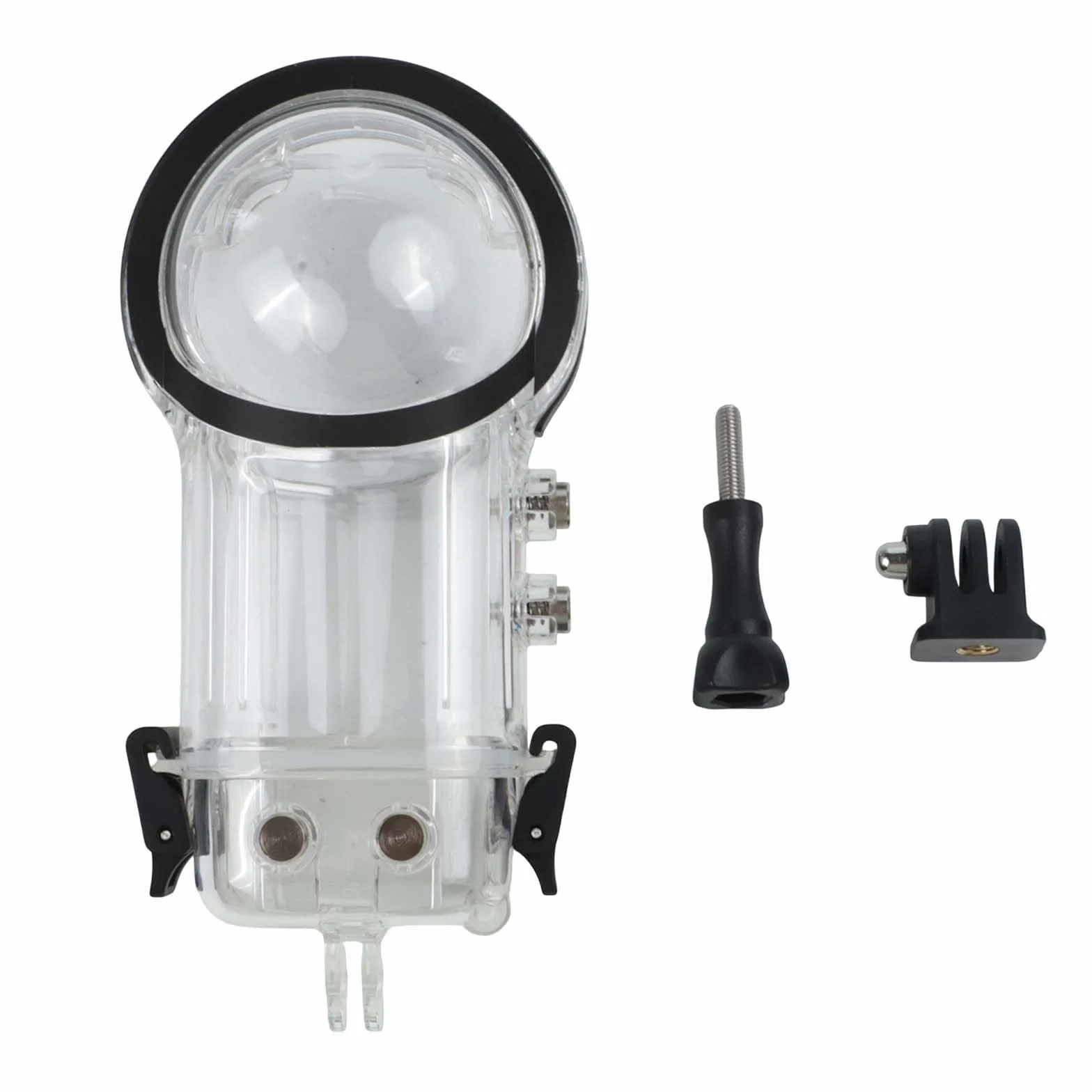 Wodoodporna obudowa do Insta360 X5 – obudowa nurkowa z uchwytem montażowym (przezroczysta powłoka PC, 173,5 x 92 x 88,3 mm) do ochrony kamery podwodnej