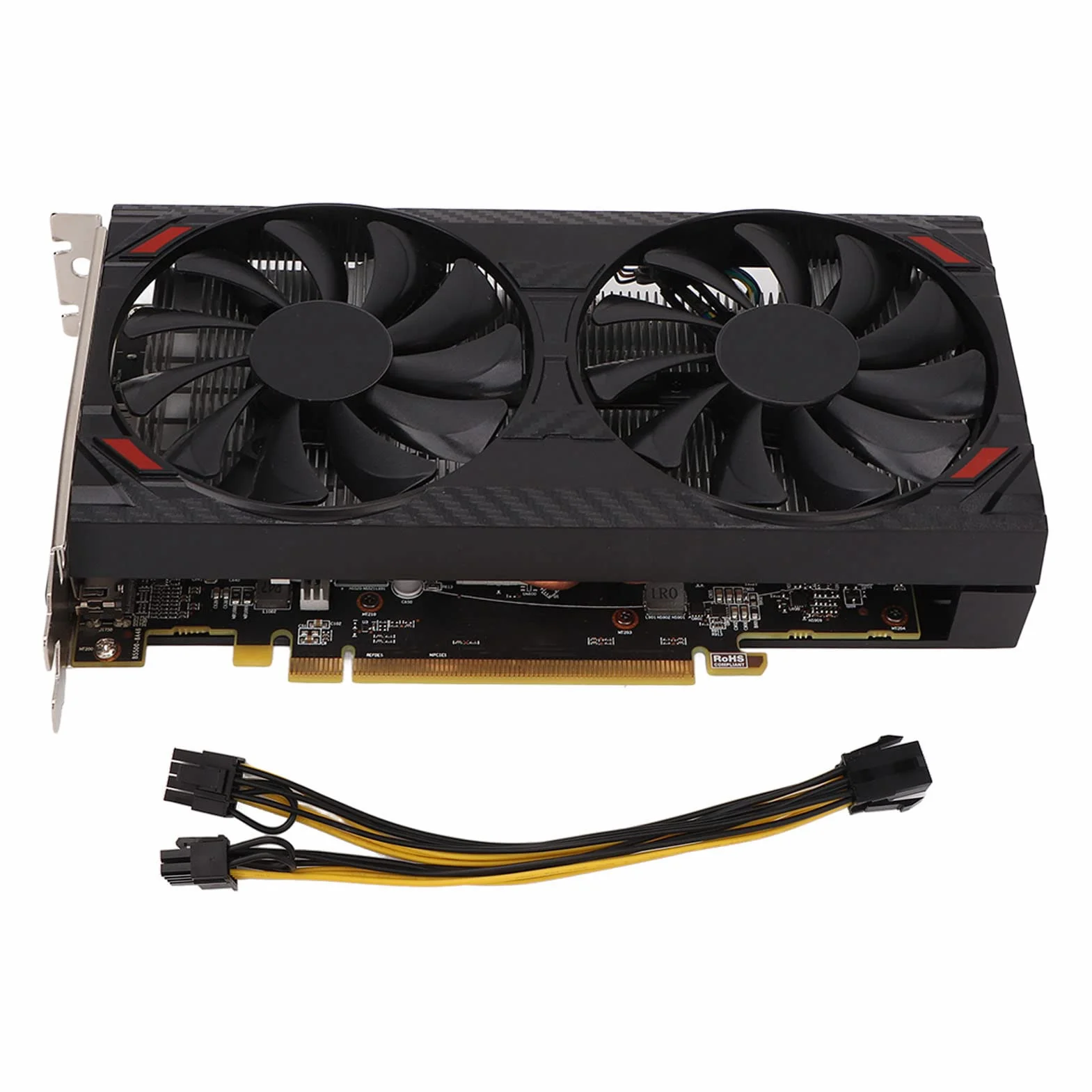 Bewinner RX 5500XT karta graficzna do gier 8 GB, 4K GDDR6 komputer z DVI, 128 bit 1845 MHz PCI Express 3.0 do komputerów stacjonarnych PC Gaming do DirectX