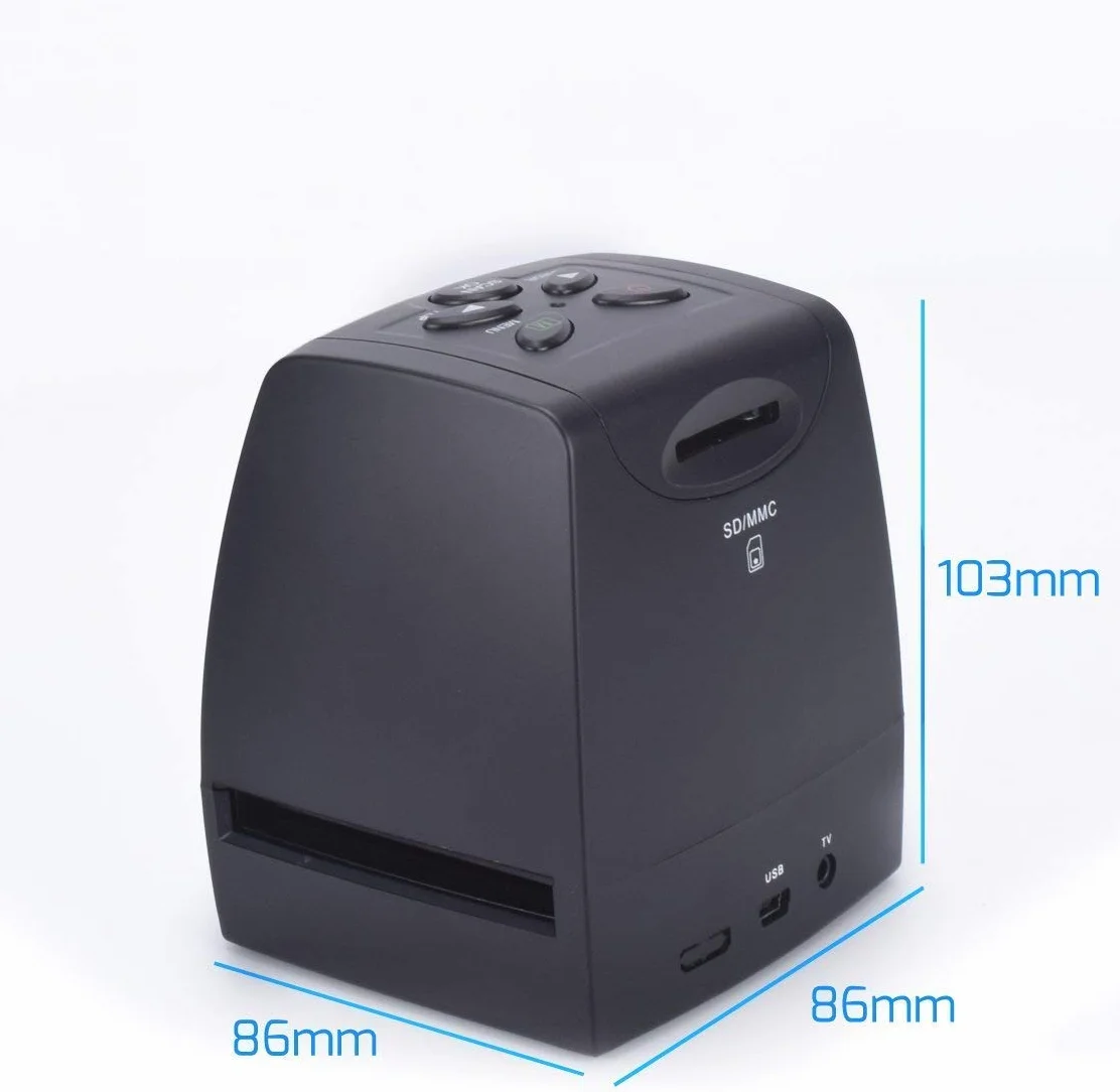 DIGITNOW! 5 m / 10 m samodzielny wyświetlacz LCD 2,4" skaner filmowy/slajdowy 1800DPI skaner obrazu o wysokiej rozdzielczości na USB 2.0 interfejs konwersja na PC