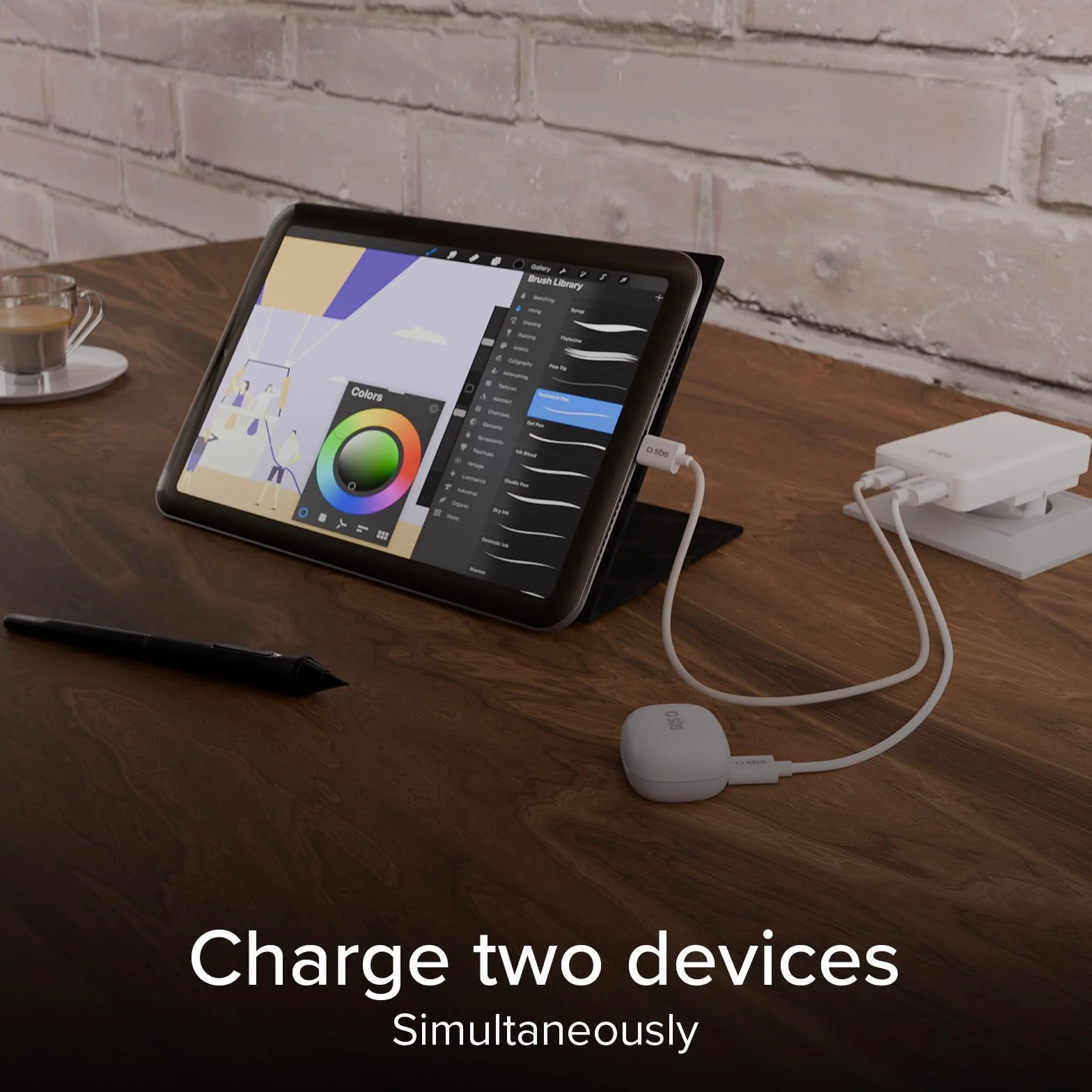 Zasilacz Flexi 20W USB-C GaN Power Delivery PD 3.0 PPS Szybkie ładowarka do iPhone Android Tablet MacBook Neo Szary
