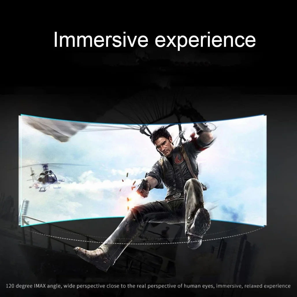 Okulary VR, zestaw słuchawkowy z wirtualnej rzeczywistości, zestawy słuchawkowe VR obsługujące Android i IOS, połączenie Bluetooth do iPhone 13 Pro Max/13 Pro/12/11, do Samsung Galaxy S21, Huawei, Xiaomi