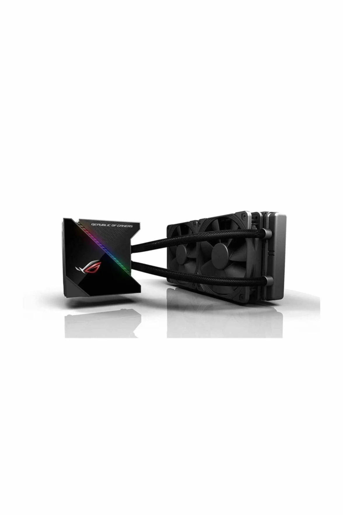 ASUS ROG Ryujin 240 All-in-One Liquid CPU chłodziarka z kolorowym OLED, Aura Sync RGB i Noctua iPPC 2000 PWM 120 mm wentylator chłodnicy