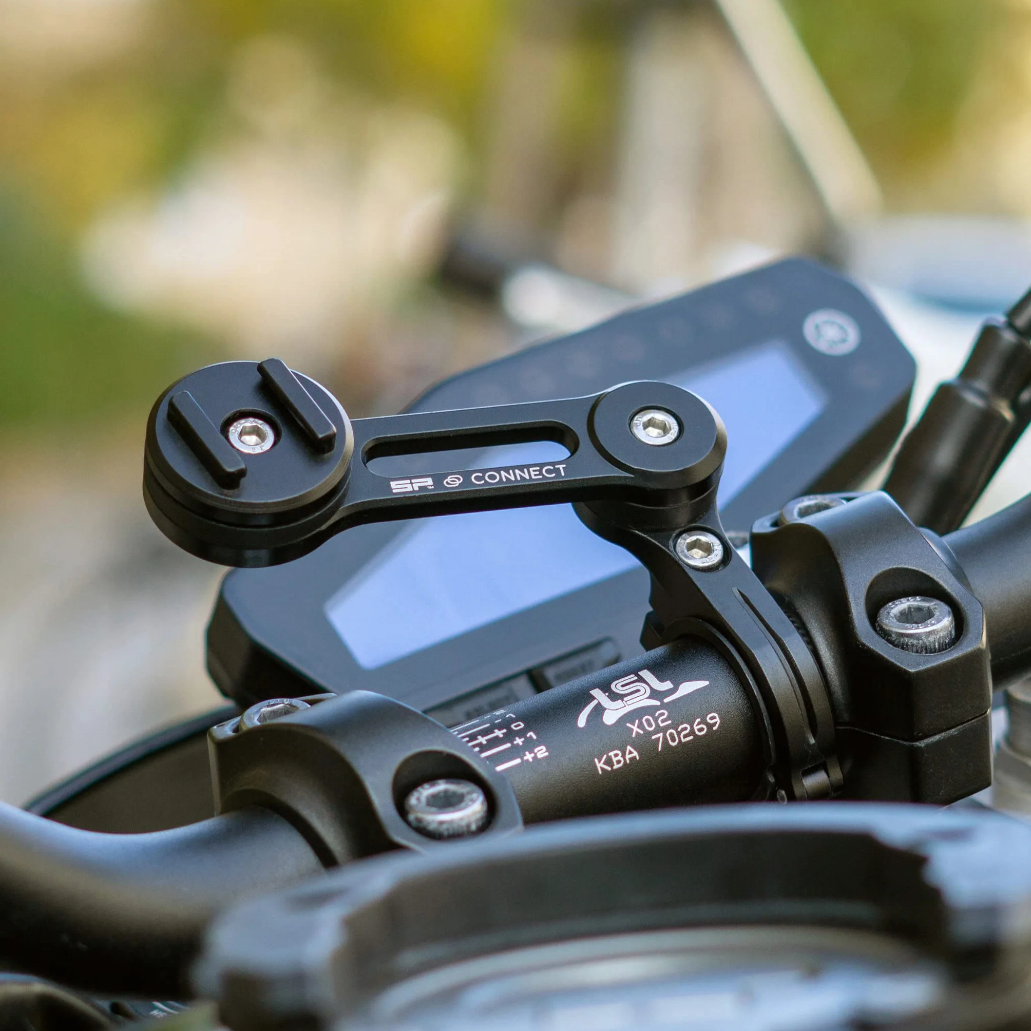 SP CONNECT Uchwyt na telefon komórkowy z modułem antywibracyjnym, wodoszczelny uchwyt na telefon komórkowy do motocykla, roweru, skutera, skutera, akcesoria do wszystkich smartfonów, takich jak iPhone Samsung