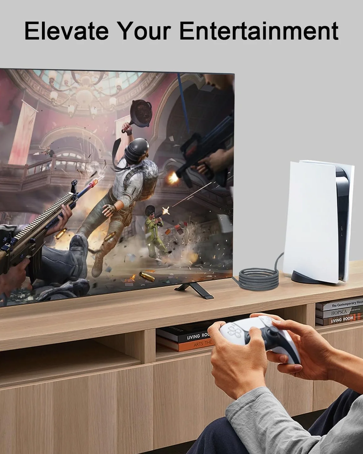 Optyczny kabel audio, nylonowy, pleciony Toslink, kabel optyczny do systemów soundbar stereo, kina domowego, Xbox/PS3/PS4/PS5, DVD, wzmacniacz, kabel światłowodowy, pozłacany 24-karatowym