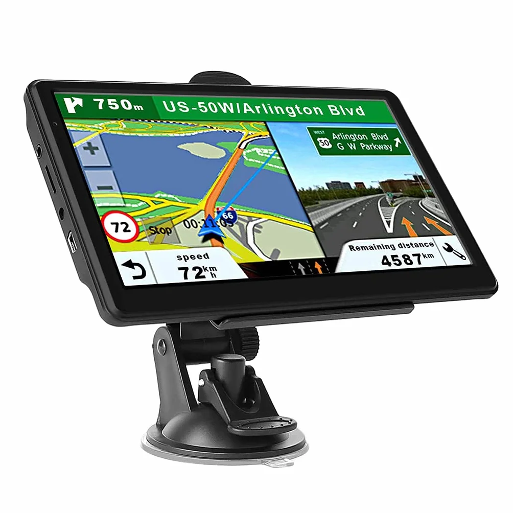 7 "HD 8 GB Ekran Dotykowy Samochód i Ciężarówka Nawigacja GPS Nawigacja GPS Darmowa Mapa