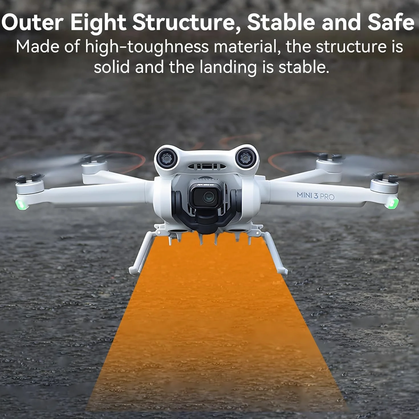 Mini 3 Pro/Mini 3 podwozie: składana szybka nogawka przedłużająca do akcesoriów do dronów DJI Mini 3/Mini 3 Pro