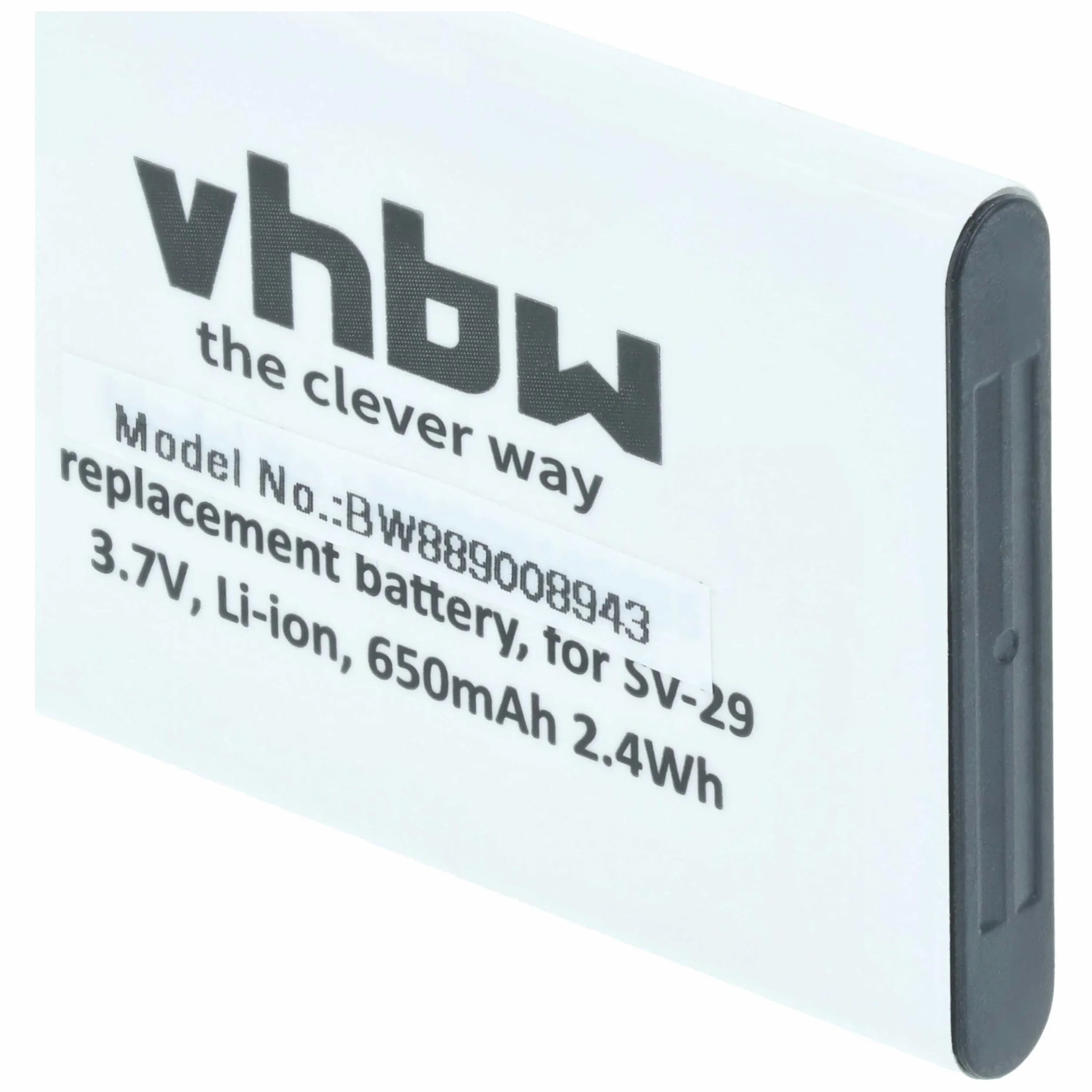 vhbw 10 x Doro DBR-800A bateria do telefonu komórkowego, smartfona (650 mAh, 3,7 V, Li-Ion)