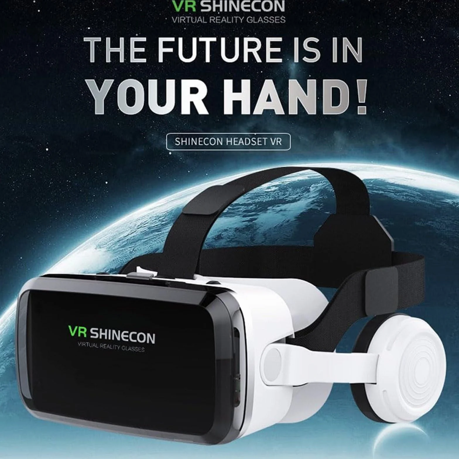 Zestaw słuchawkowy VR Virtual Reality do iPhone'a 16, 15, 14, 13 Pro Max Plus, Samsung Galaxy S24, S23, S22, okulary VR z pilotem VR, zestaw do gier wideo dla dorosłych, dzieci, do gier wideo