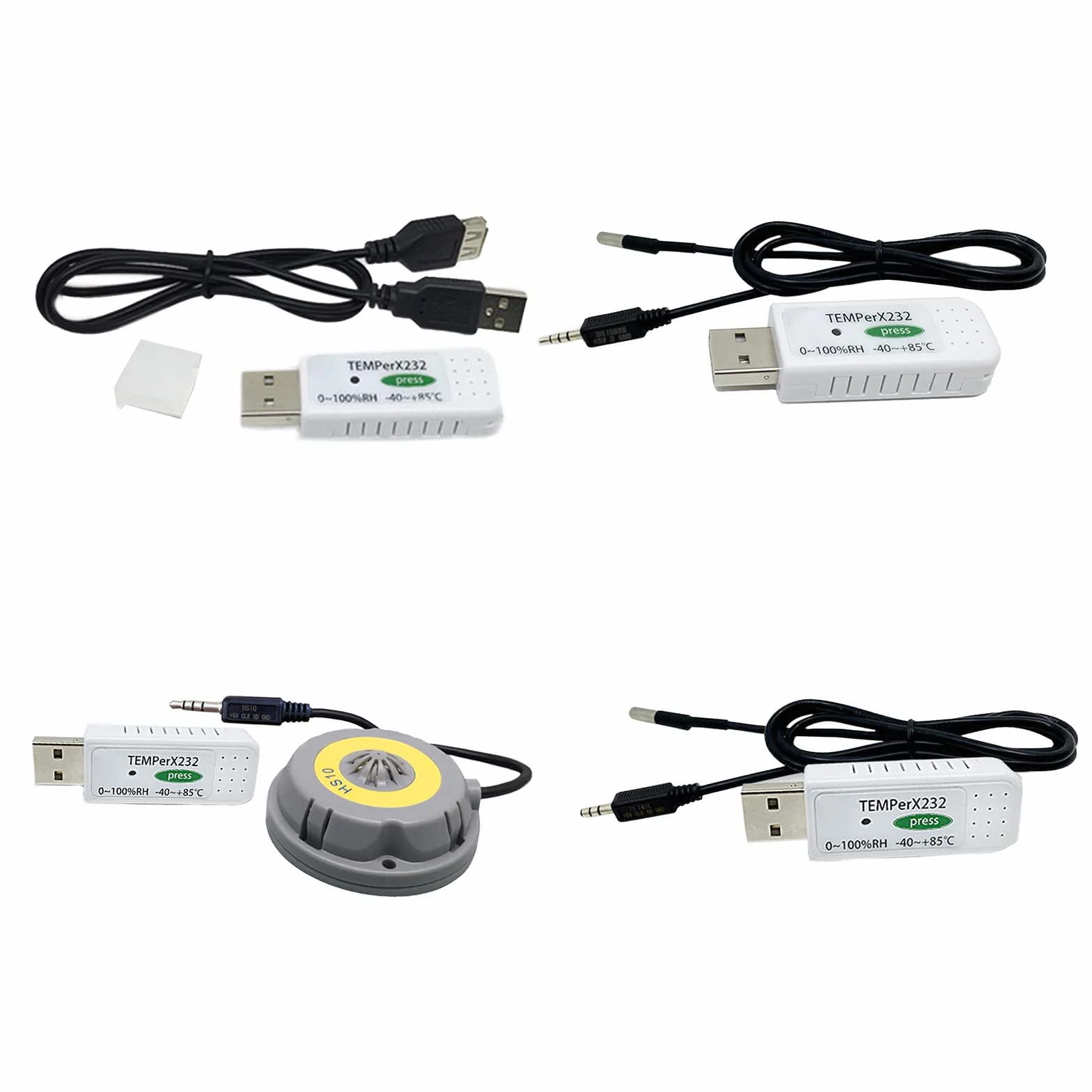 USB miernik temperatury i wilgotności, sonda zewnętrzna, alarm e-mail, przechowywanie danych, rejestrator,
