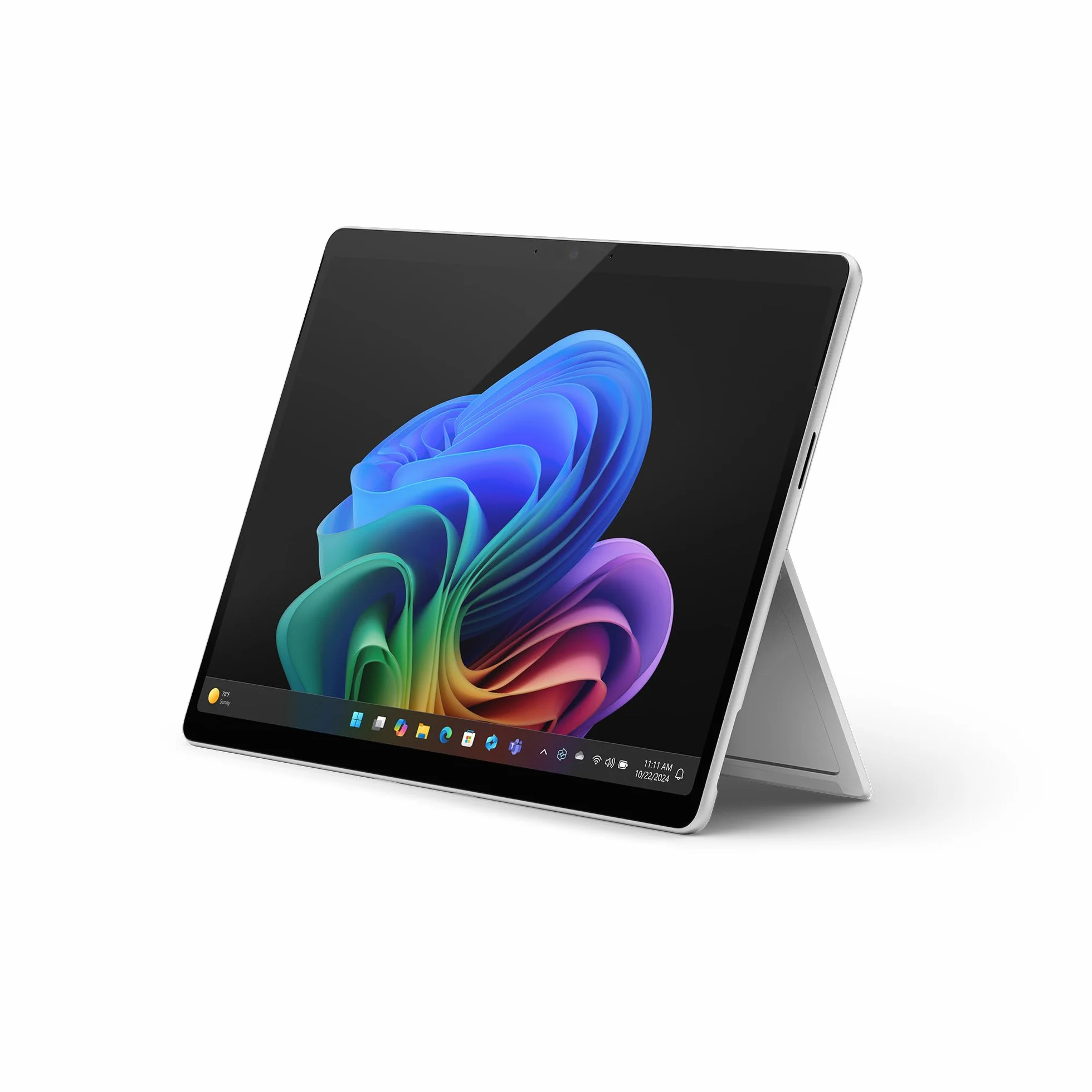 Microsoft Surface Pro | Copilot+ PC | 13-calowy ekran dotykowy | Snapdragon® X Plus (10 rdzeni) | 16 GB pamięci RAM | 256 GB SSD | najnowszy model, 11. edycja | platyna