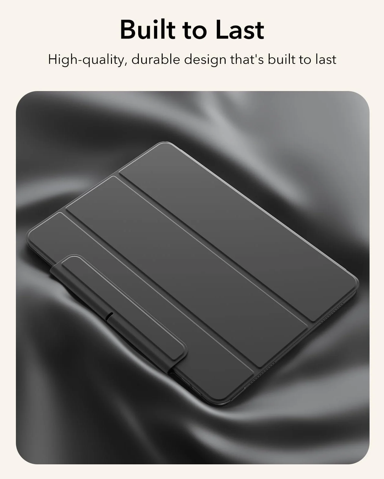 ESR Magnetyczne Etui na iPad Air 4 2020 10,1 cala Czarny