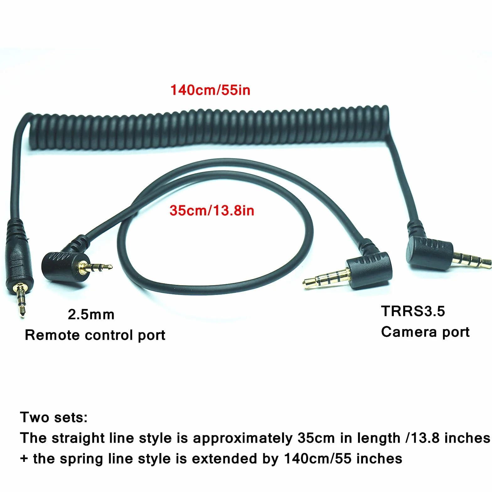 Kabel zwalniający migawkę 2,5 MM-DC3 (MC-DC3) nadaje się do aparatów Nikon Z5II/Z50II/ZR obsługuje połączenie z pilotem zdalnego sterowania aparatem w celu uzyskania ostrości i robienia zdjęć (2,5
