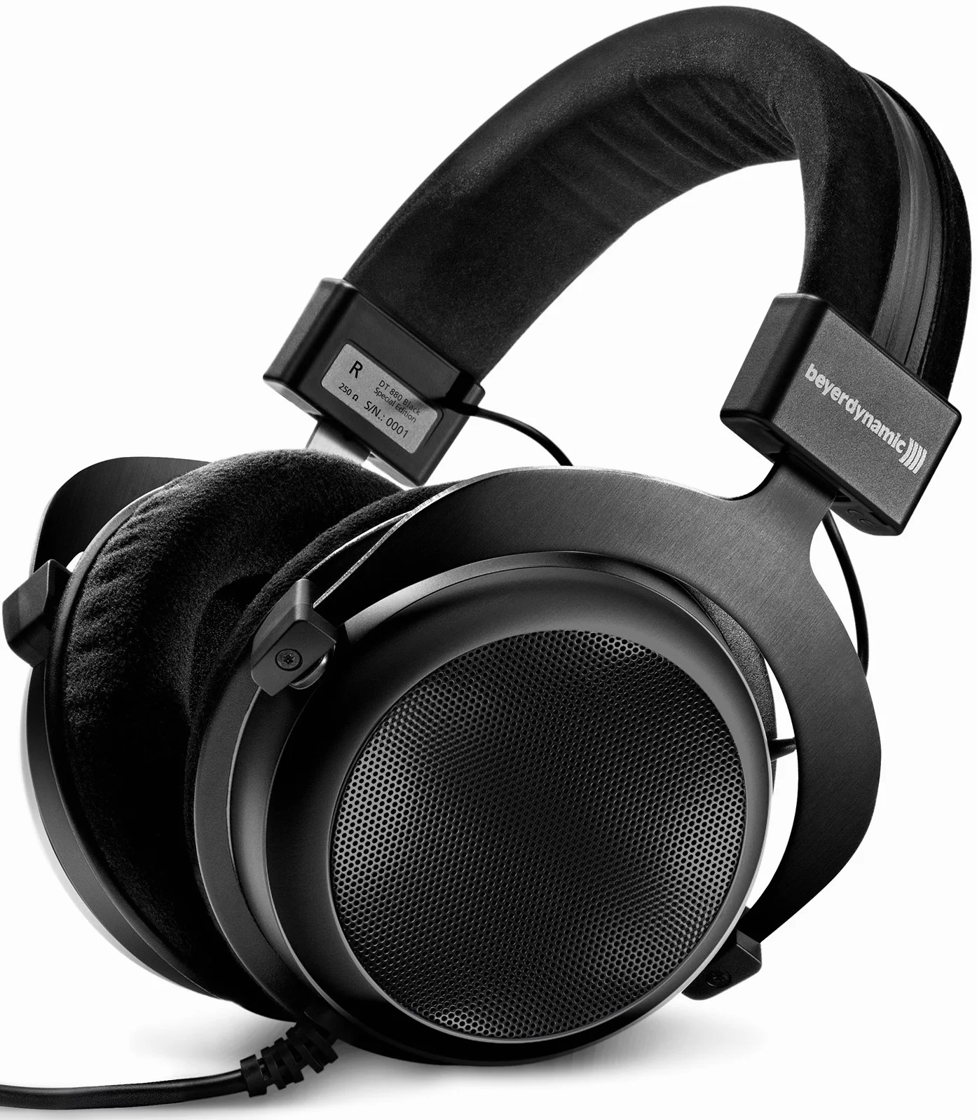 beyerdynamic DT 880 Premium półotwarte słuchawki nauszne HiFi stereo (250 omów premium, czarne, edycja limitowana)