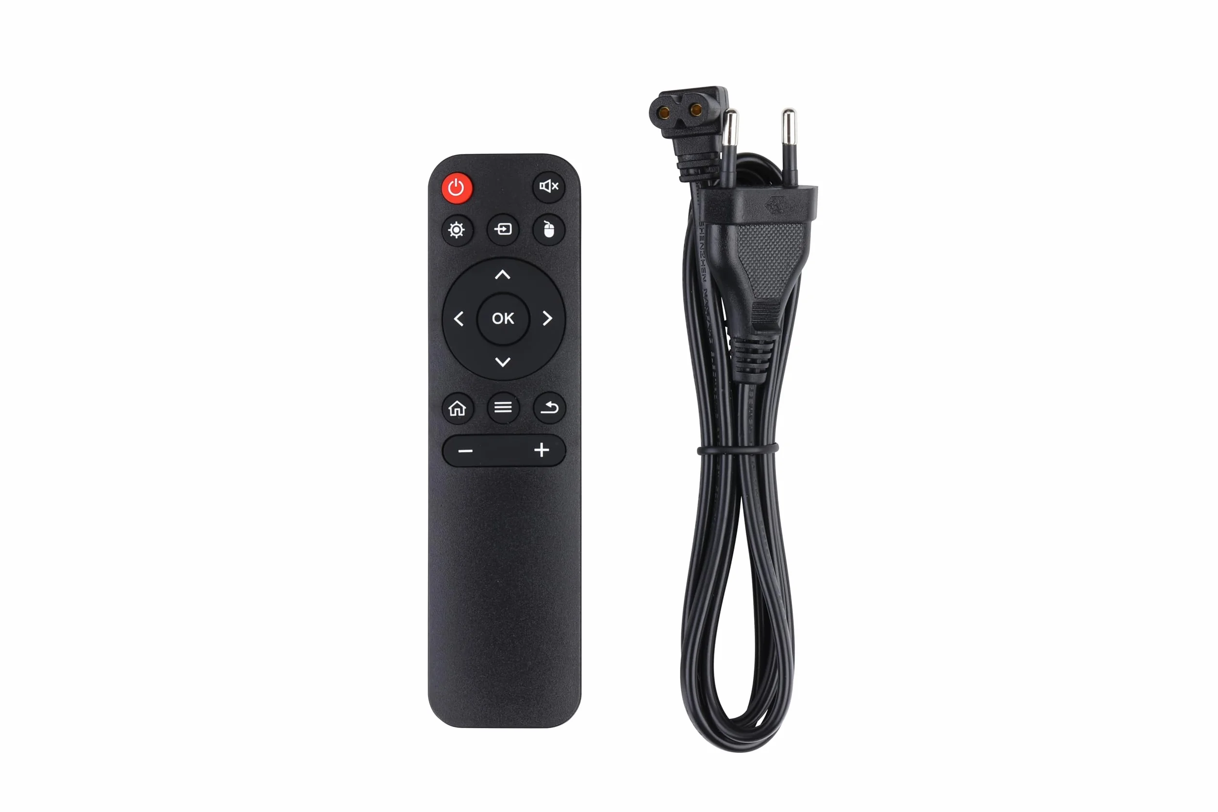 NK Mini przenośny projektor - rozdzielczość Full HD 1080P (obsługuje 4K), Android, WiFi, Bluetooth, Mirror Link, szkło 2,69" LCD, wbudowany głośnik, HDMI i USB, obrót 180°, (10'8x10'3 cm)
