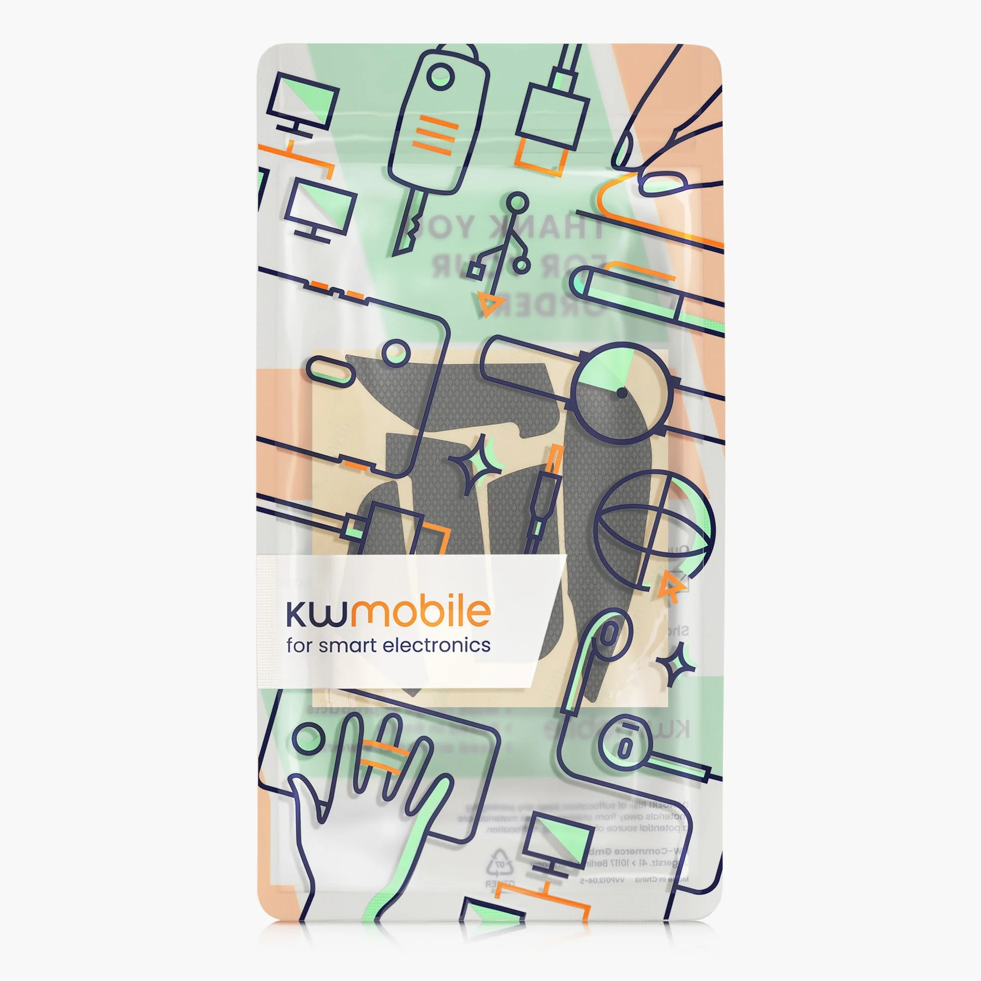 kwmobile Podkładki antypoślizgowe kompatybilne z Logitech MX Master 3S - PU Leather Gaming Grip Stickers - Black