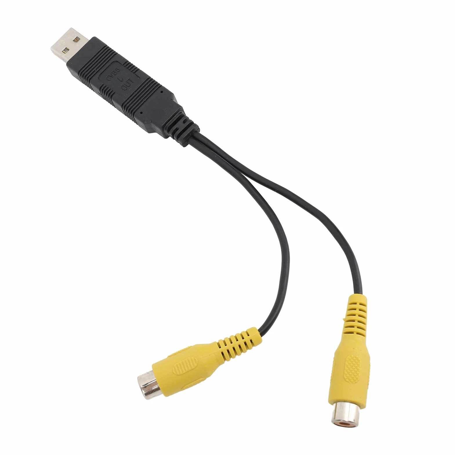 Aramox Adapter Wyjścia Wideo USB do CVBS, Kabel Interfejsu USB, HD, dla Pojazdu
