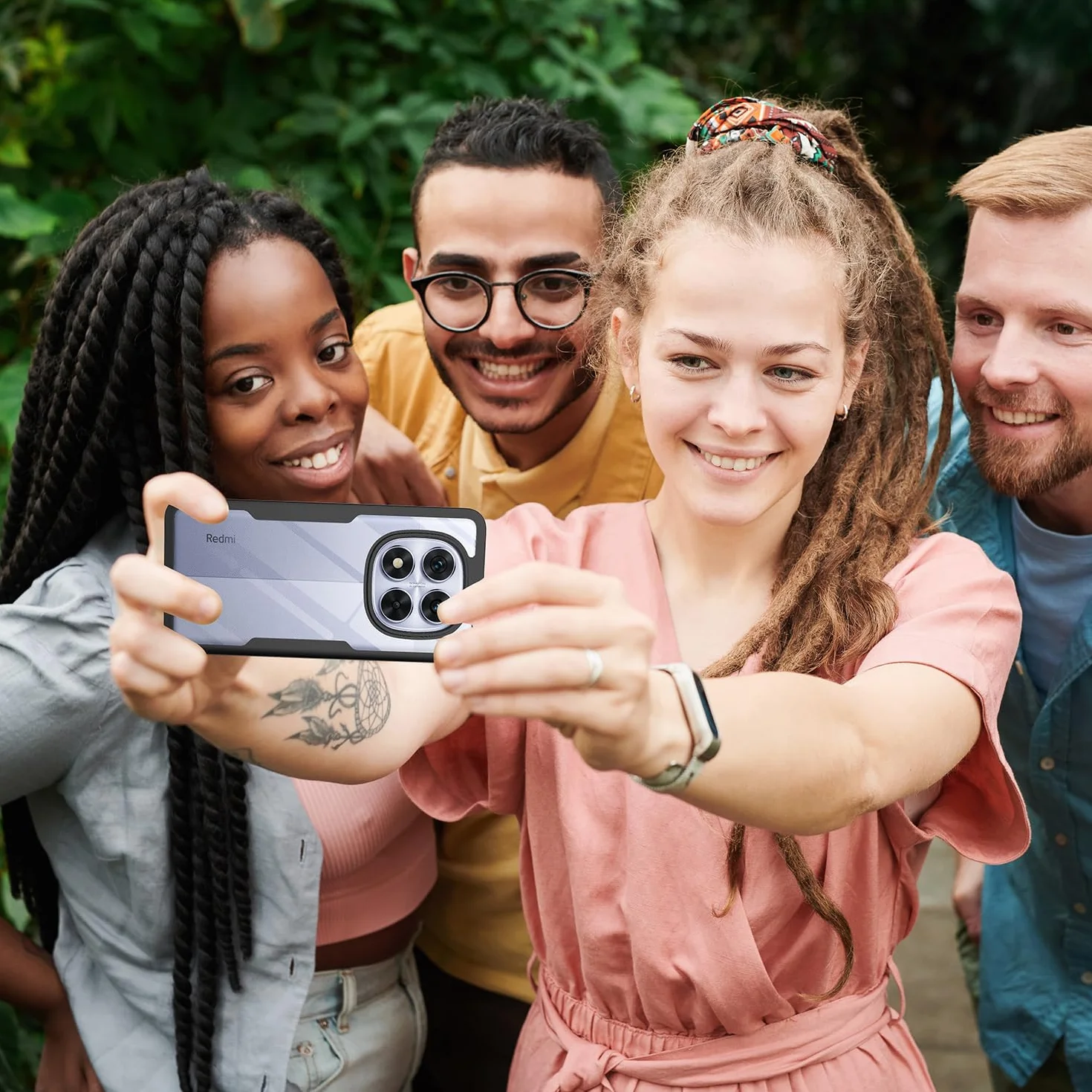Pokrowiec Xiaomi Redmi Note 14 Pro 5G Note 14 Pro Plus 5G, odporny na wstrząsy, czarny