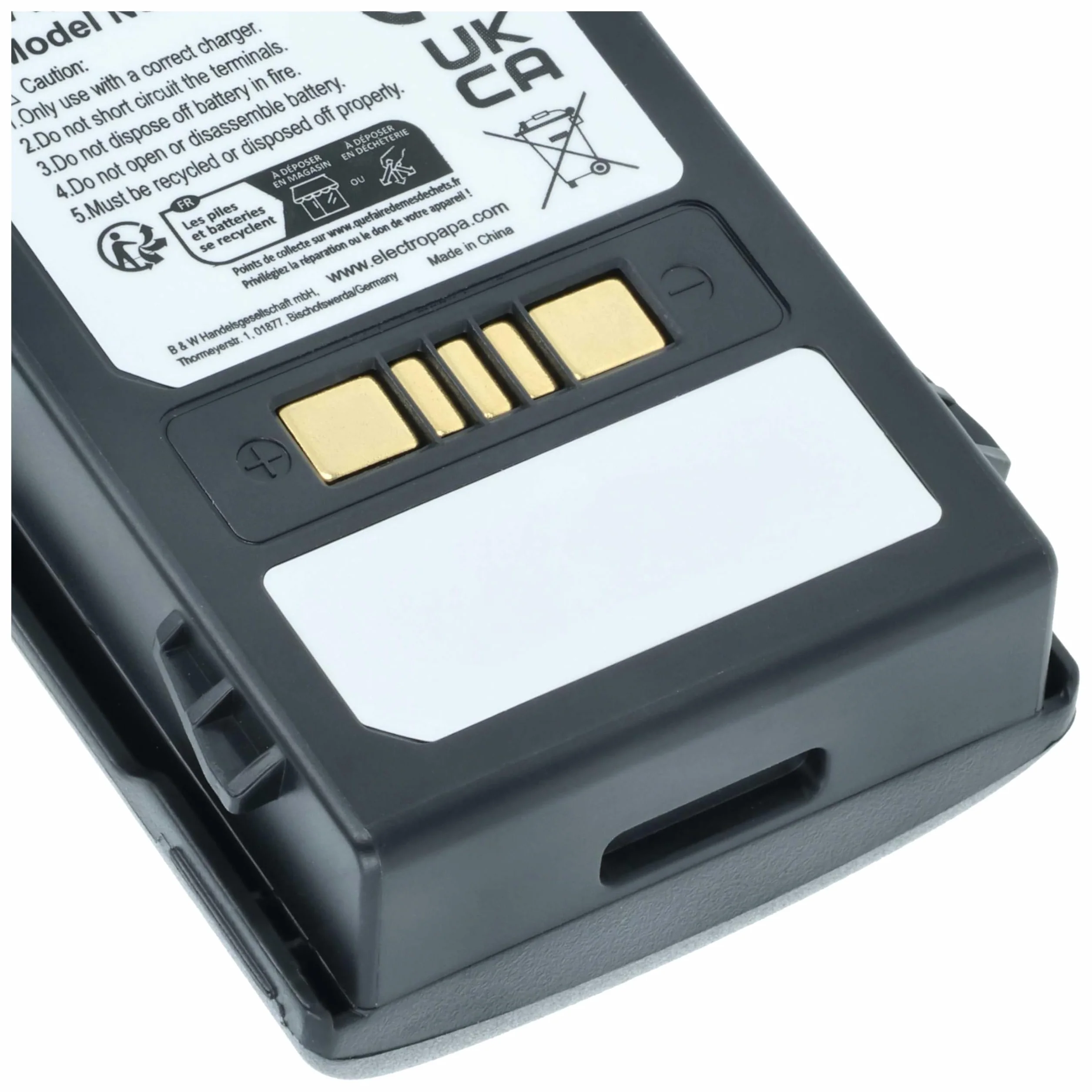 vhbw 2 x zamiennik baterii do Motorola BTRY-MC32-01-01 do skanera kodów kreskowych POS (5200 mAh, 3,7 V, Li-Ion)