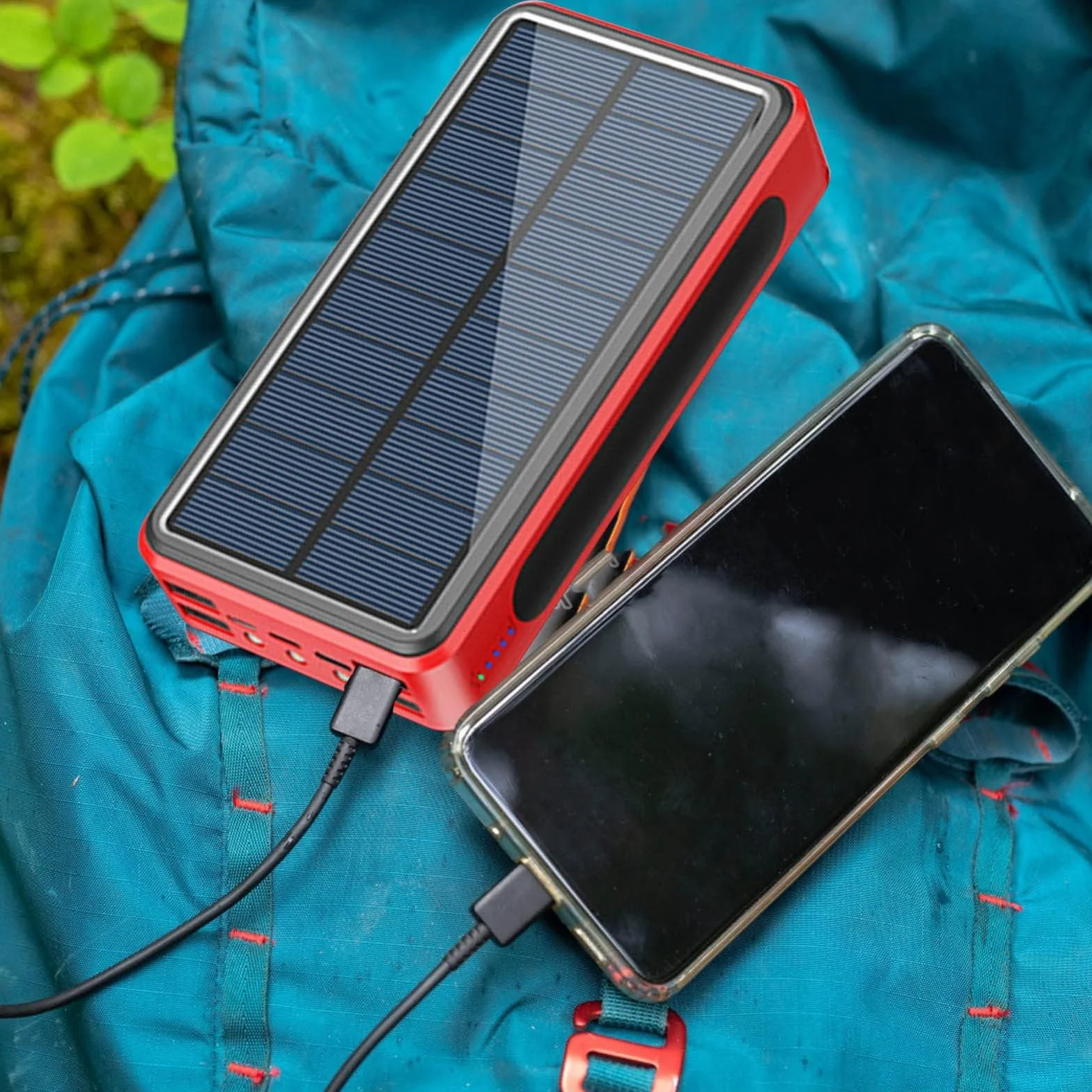 Bezprzewodowy powerbank 30000Mah PD 65W/15W przenośna ładowarka QC3.0/QC4.0/SCP szybkie ładowanie z 2 wejściami i 3 wyjściami (Qi i USB C) zewnętrzna bateria do telefonów, tabletów i nie tylko