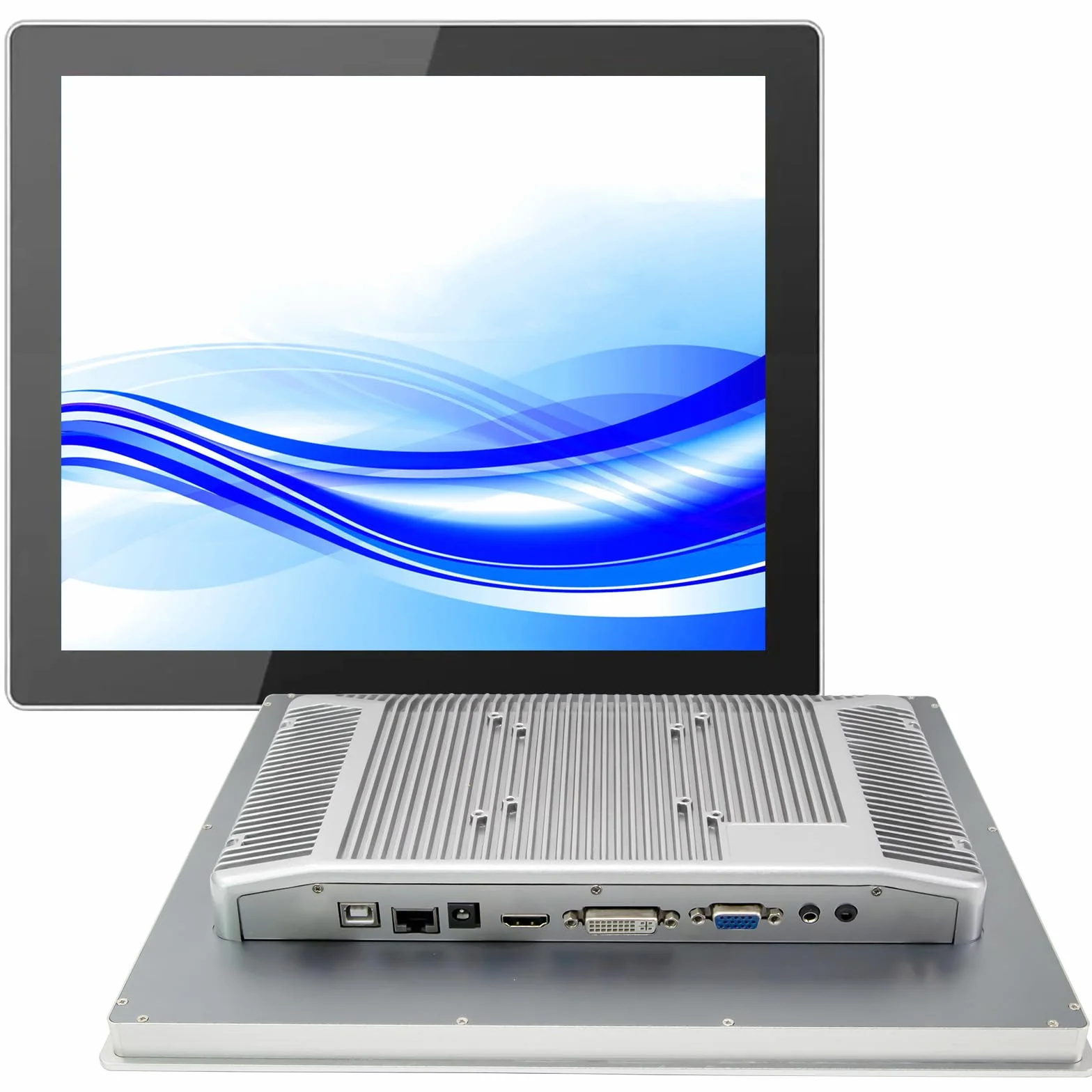 GreenTouch 19-calowy przedni panel IP65, solidna metalowa obudowa, wyświetlacz dotykowy, monitor LCD z otwartą ramą, jakości przemysłowej - 1280x1024