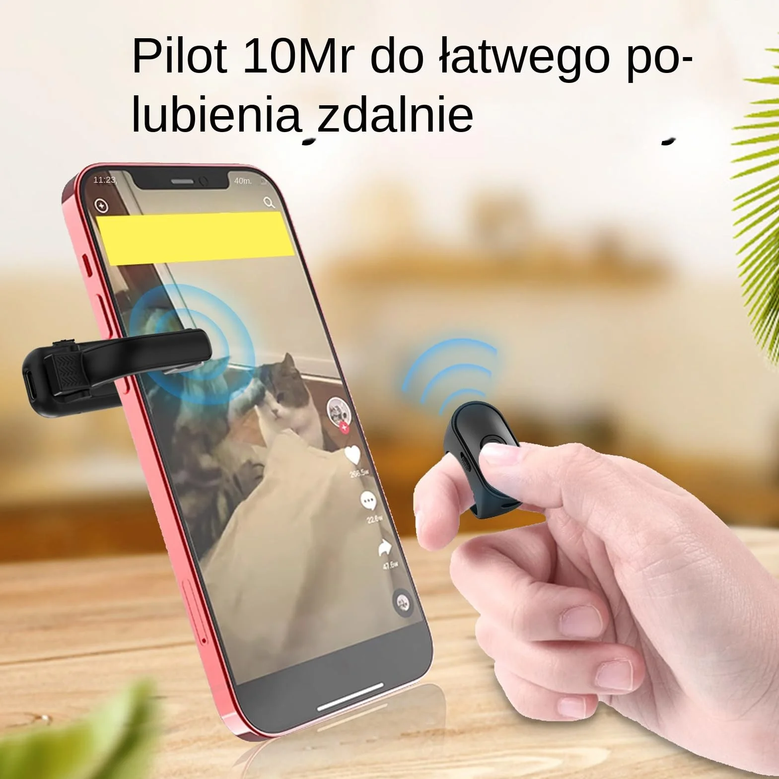 Przenośny pilot do e-booka Page Turner - ergonomiczne akcesorium do czytania